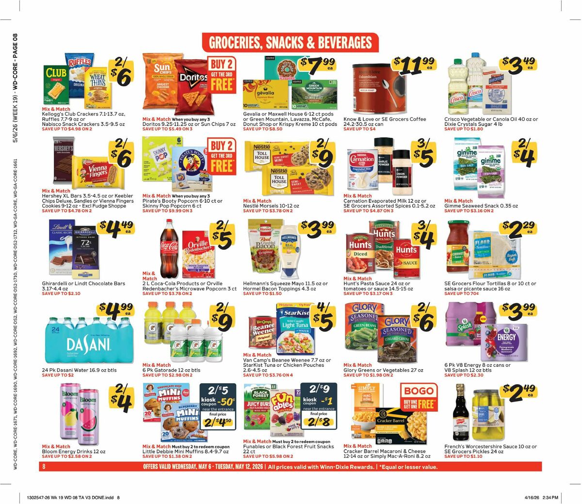 Harveys Supermarkets Weekly Ad from May 6