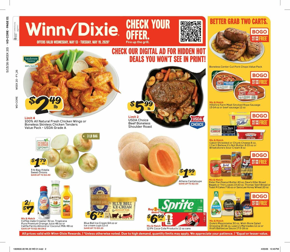 Harveys Supermarkets Weekly Ad from May 13