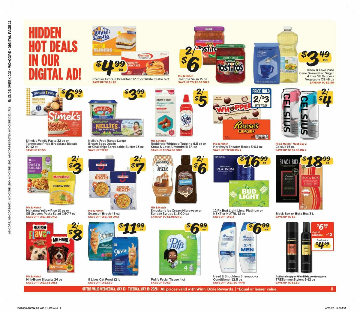 Harveys Supermarkets Weekly Ad from May 13