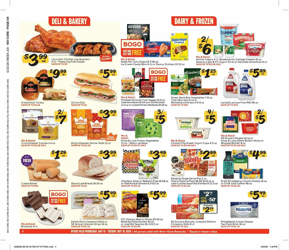 Harveys Supermarkets Weekly Ad from May 13