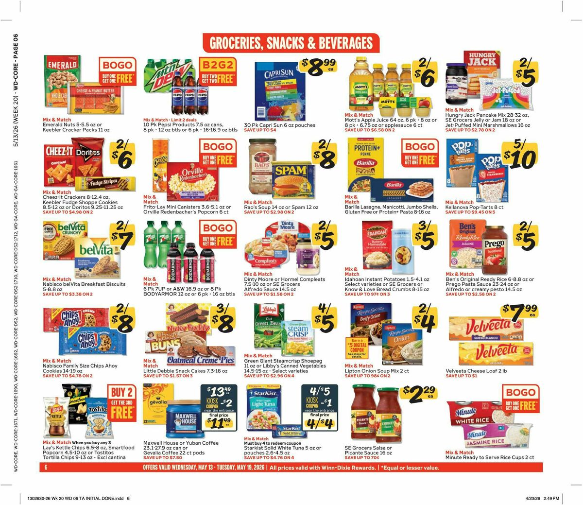 Harveys Supermarkets Weekly Ad from May 13