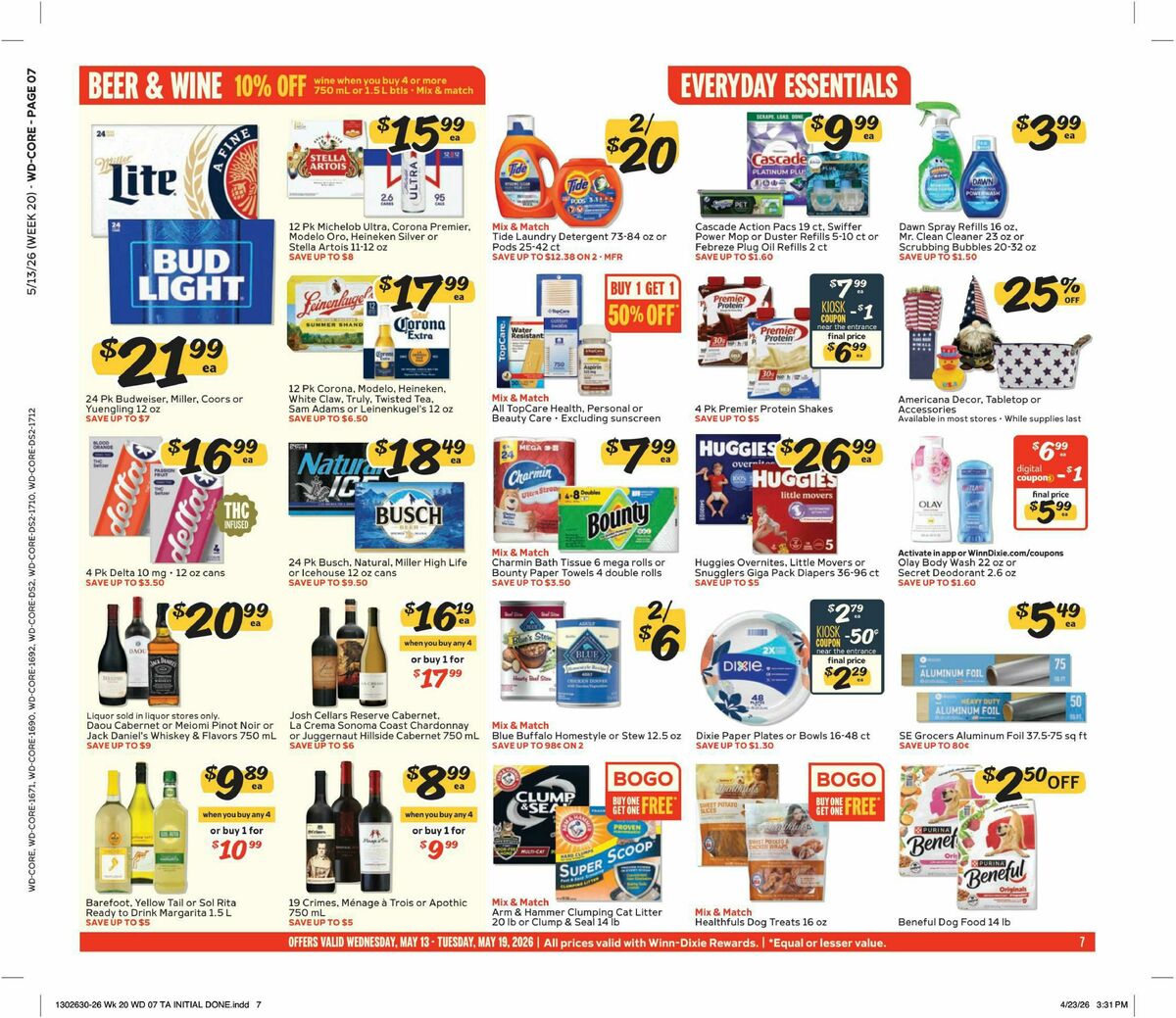 Harveys Supermarkets Weekly Ad from May 13