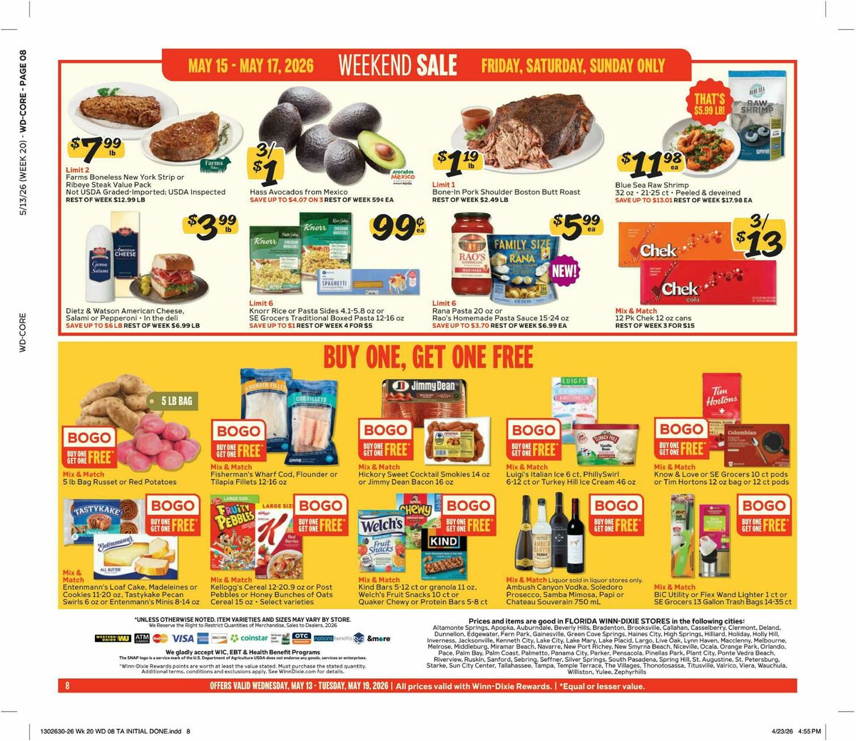 Harveys Supermarkets Weekly Ad from May 13