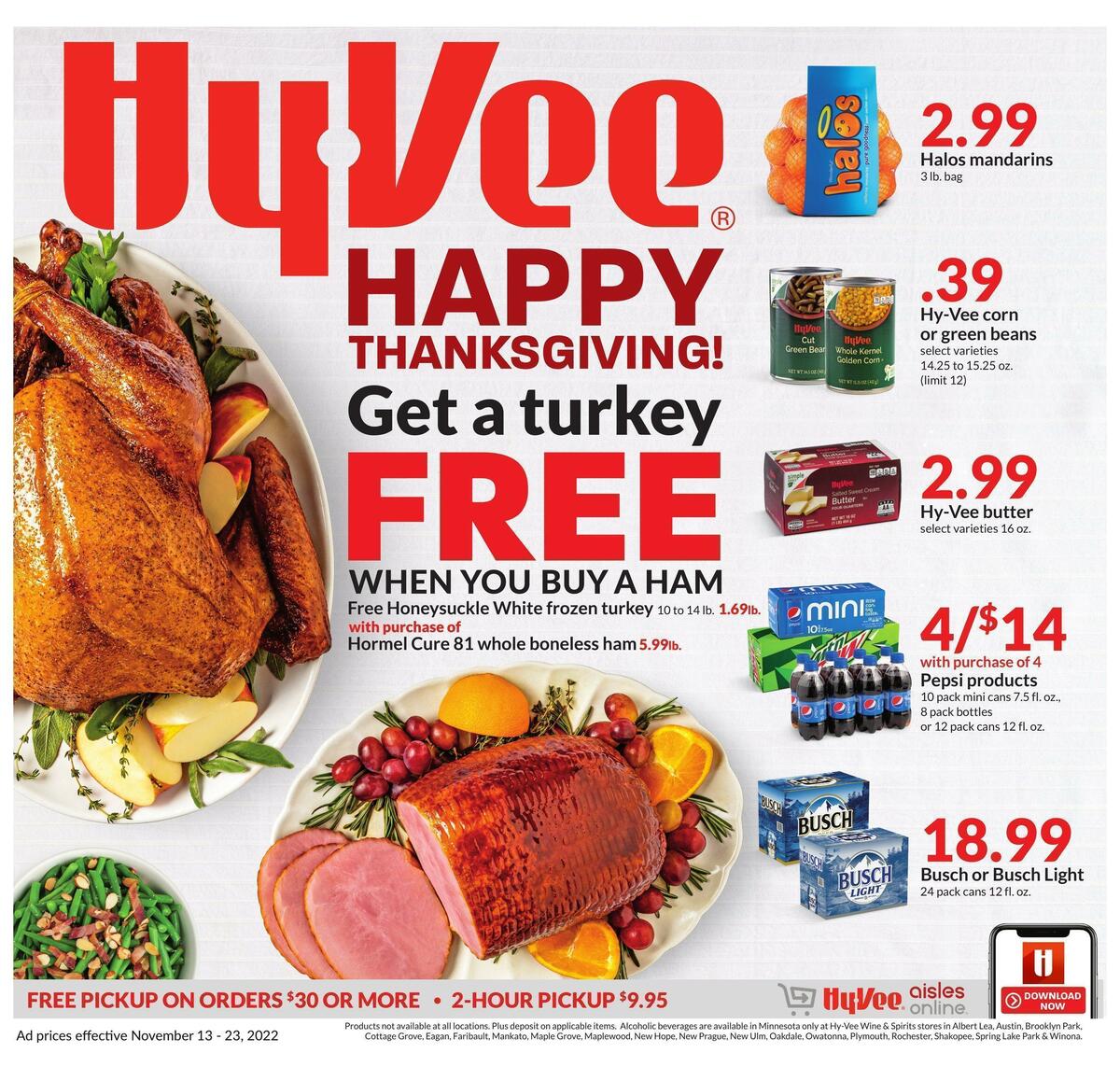 Hy-Vee Weekly Ad from November 13