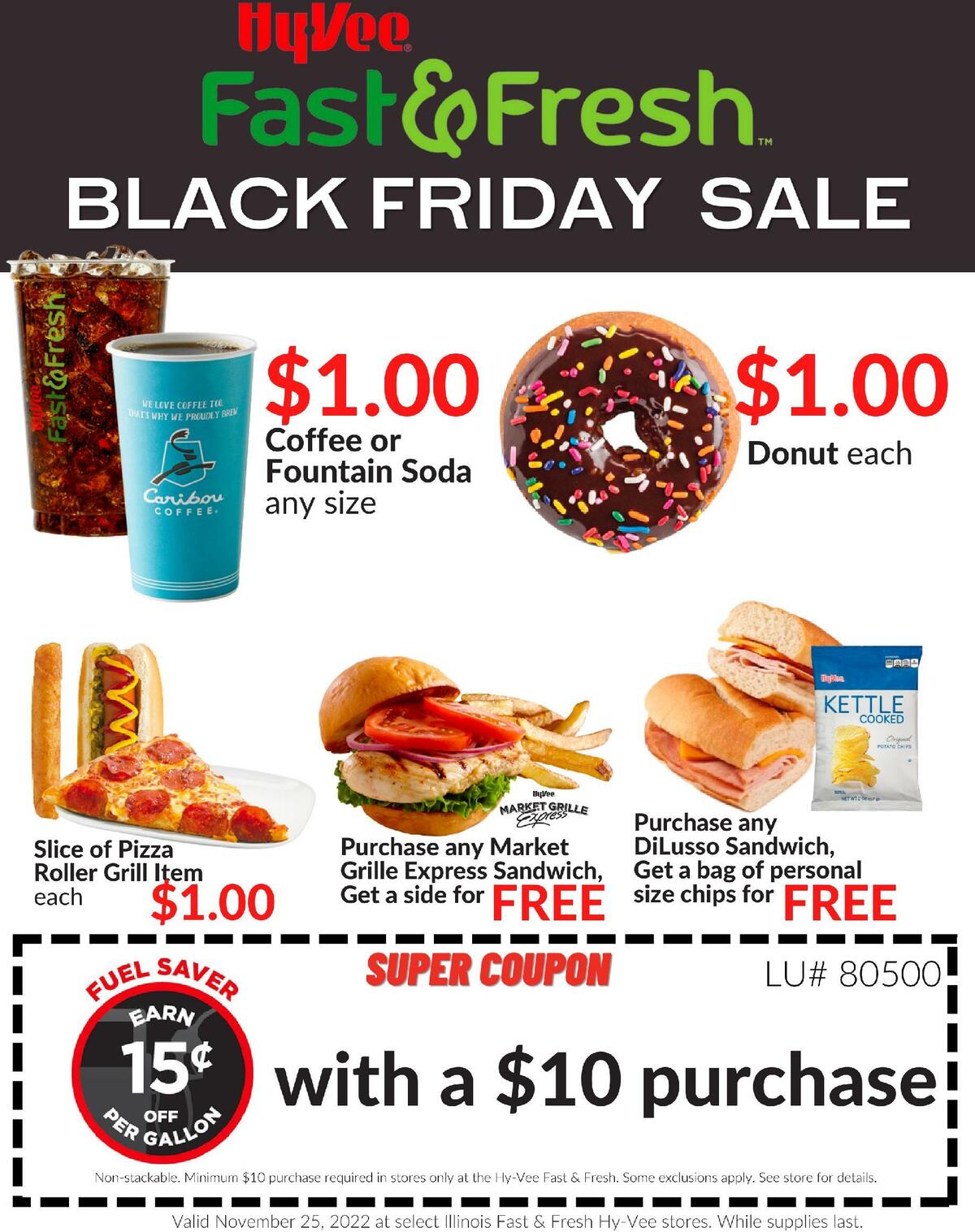 Hy-Vee 1-Day Black Friday Sale Weekly Ad from November 25