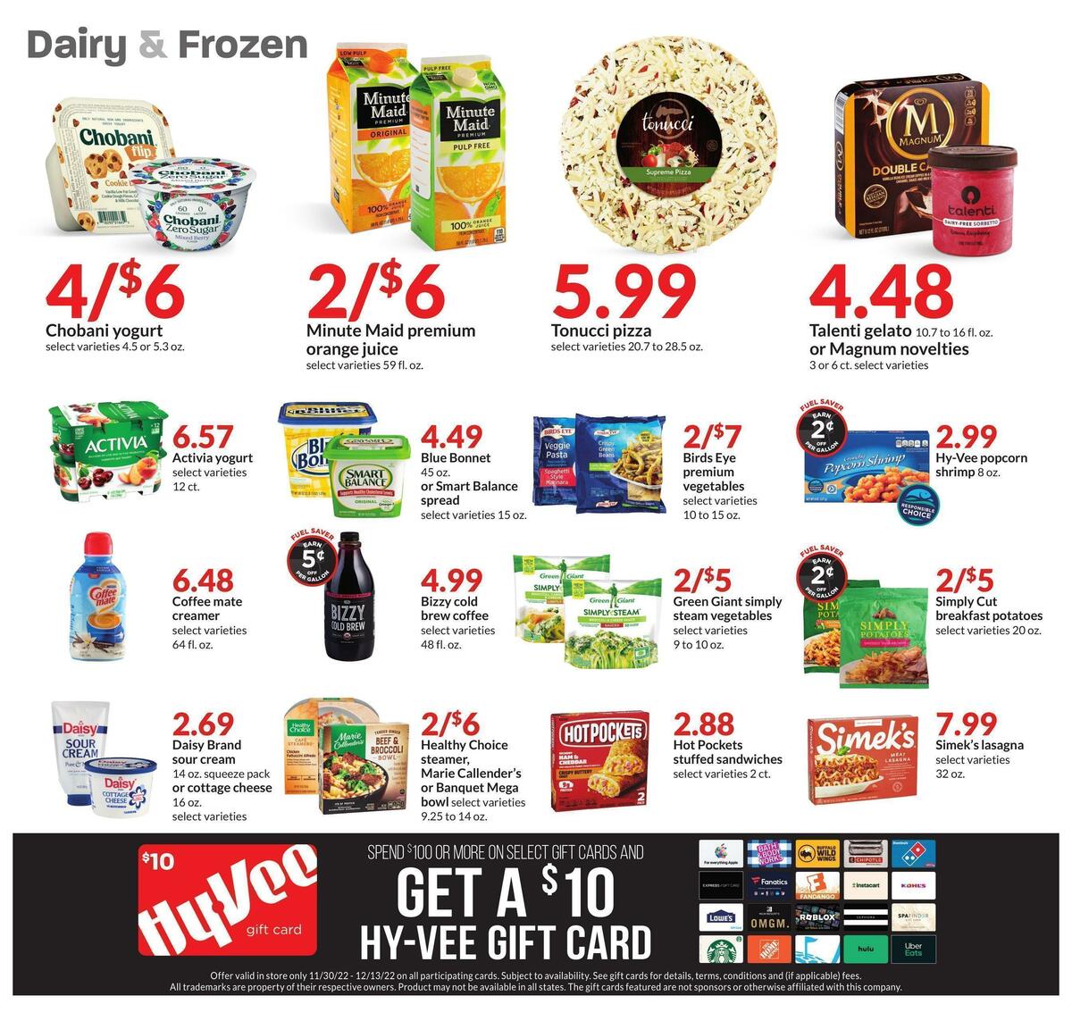 Hy-Vee Weekly Ad from November 27