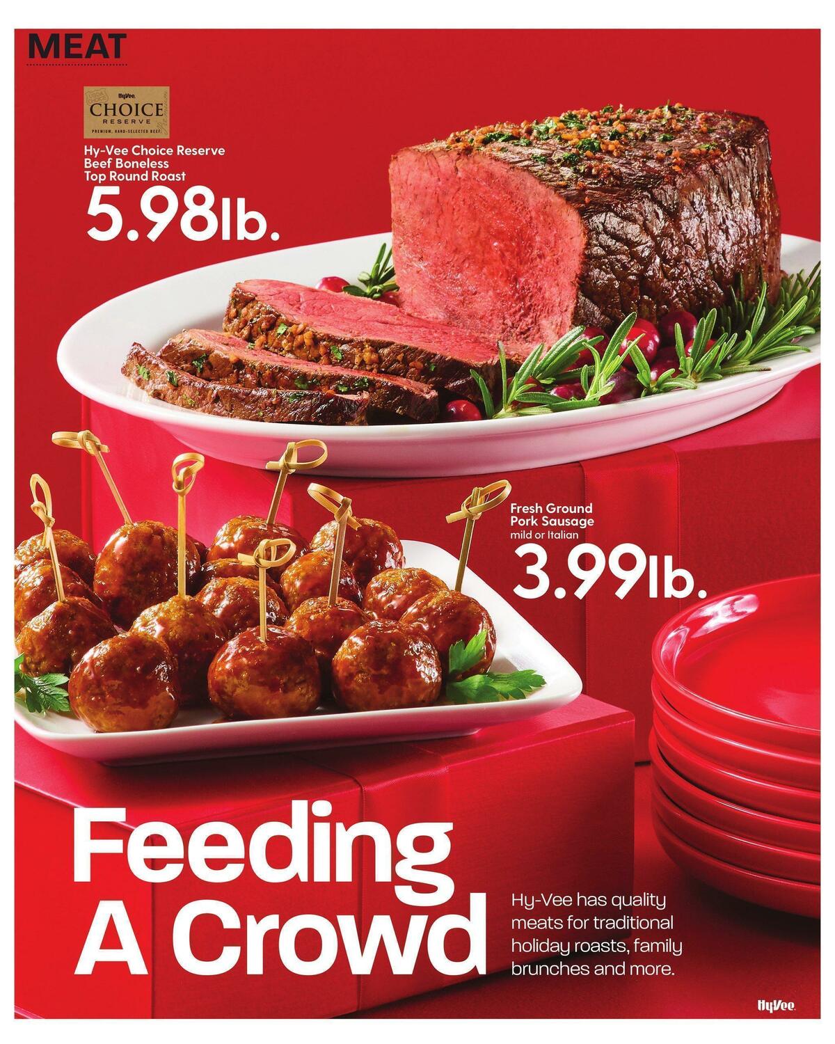 Hy-Vee December Mega Coupon Book Weekly Ad from December 1