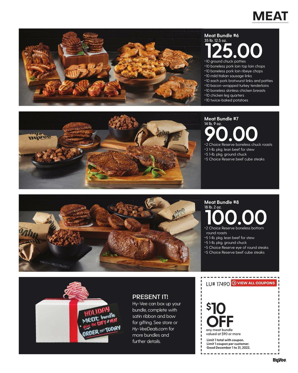 Hy-Vee December Mega Coupon Book Weekly Ad from December 1