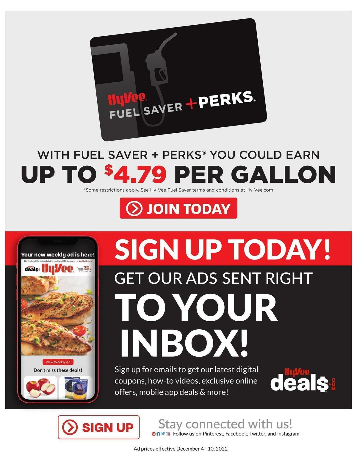 Hy-Vee Weekly Ad from December 4
