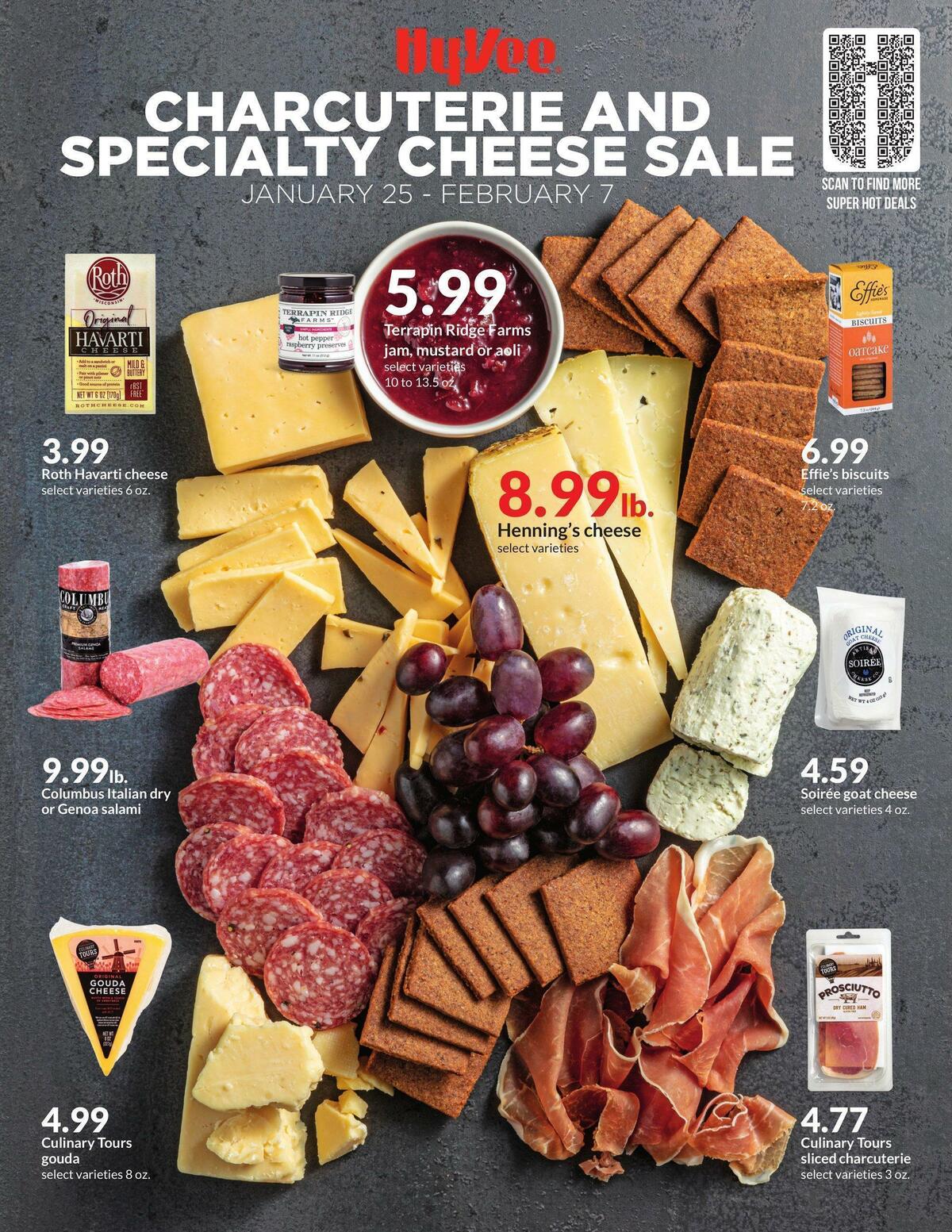 Hy-Vee Charcuterie Sale Weekly Ad from January 25