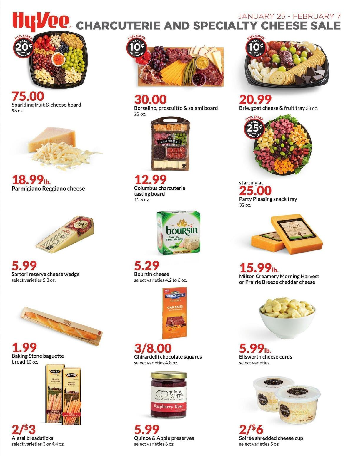 Hy-Vee Charcuterie Sale Weekly Ad from January 25