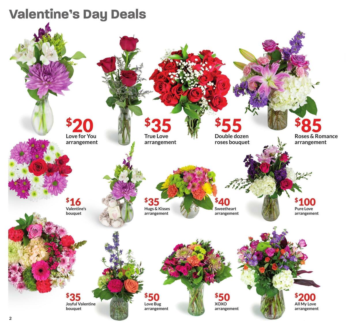 Hy-Vee Valentine's Day Weekly Ad from February 1