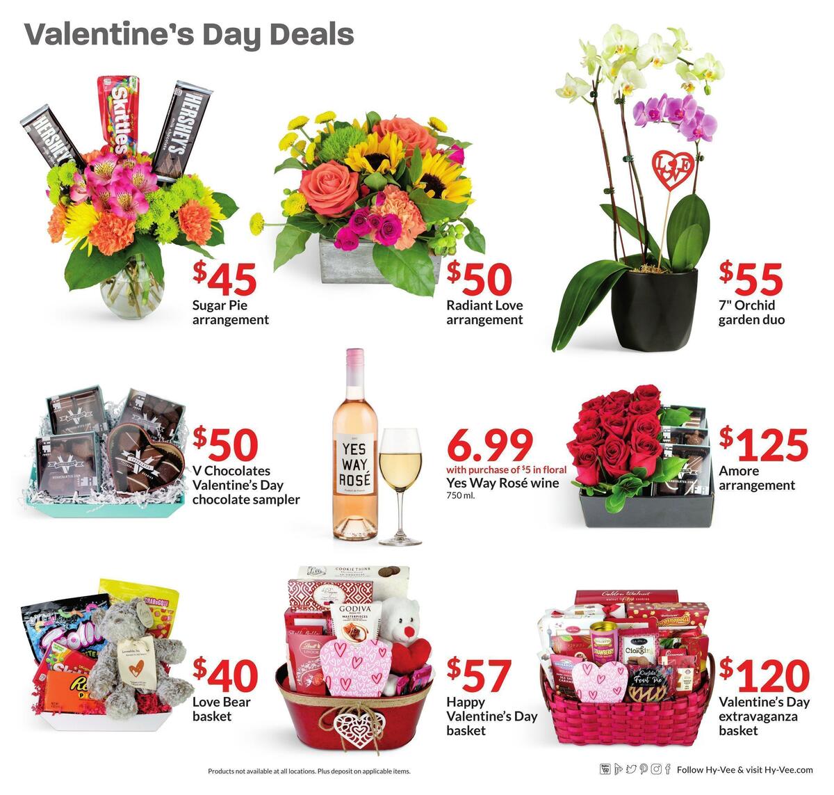 Hy-Vee Valentine's Day Weekly Ad from February 1