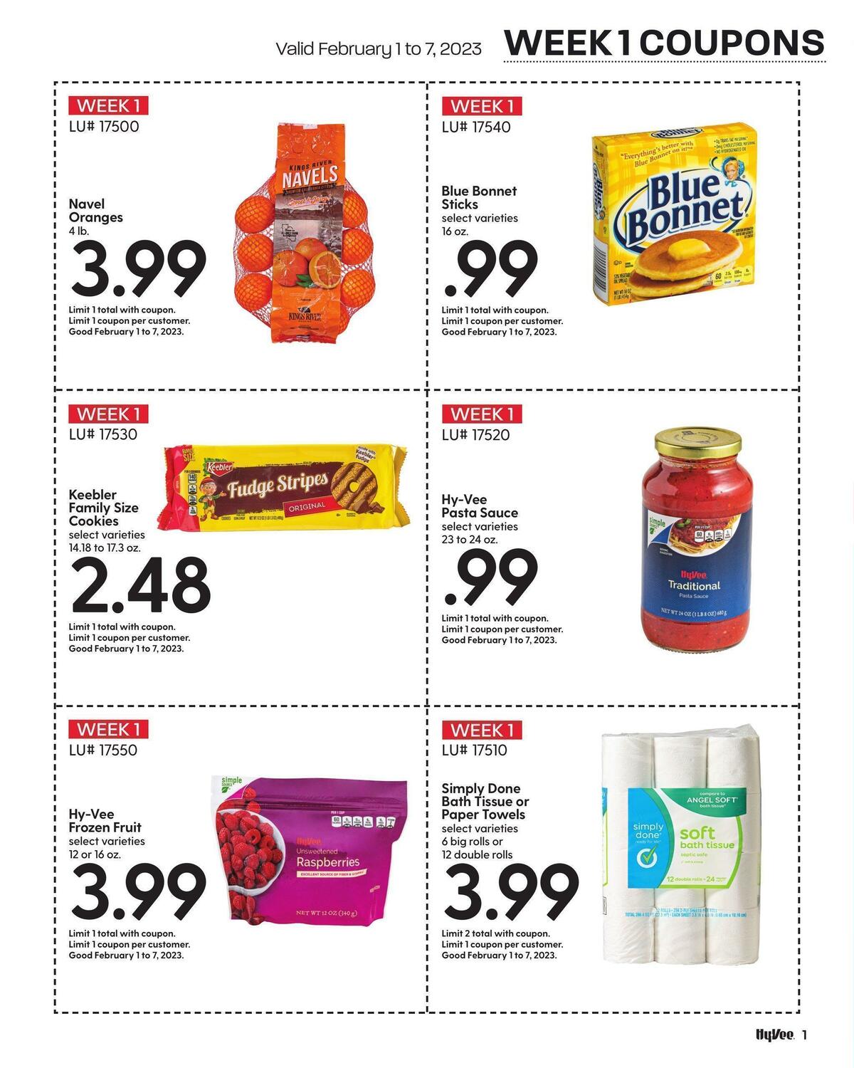 Hy-Vee Weekly Ad from February 1