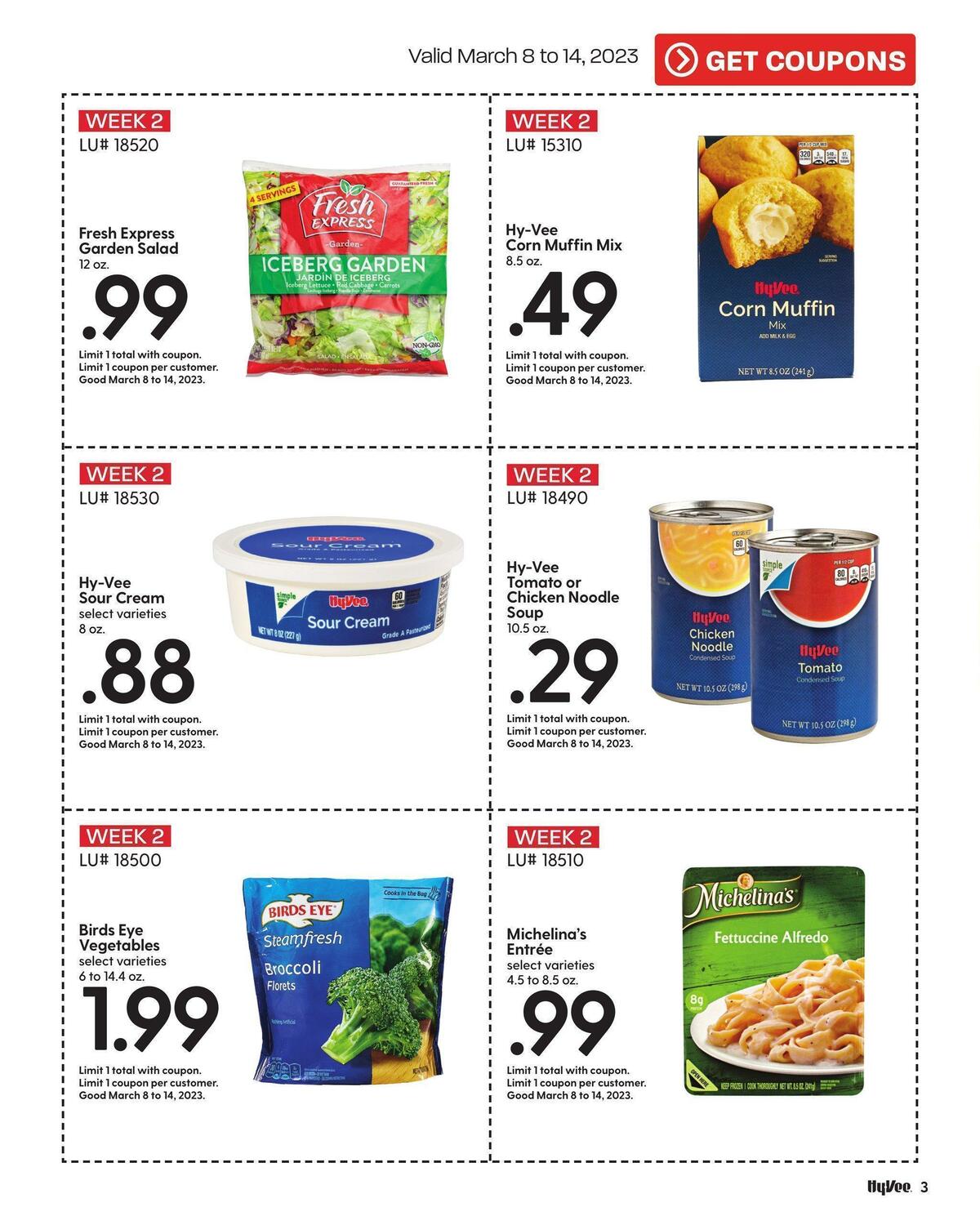 Hy-Vee Feed The Need Weekly Ad from March 1