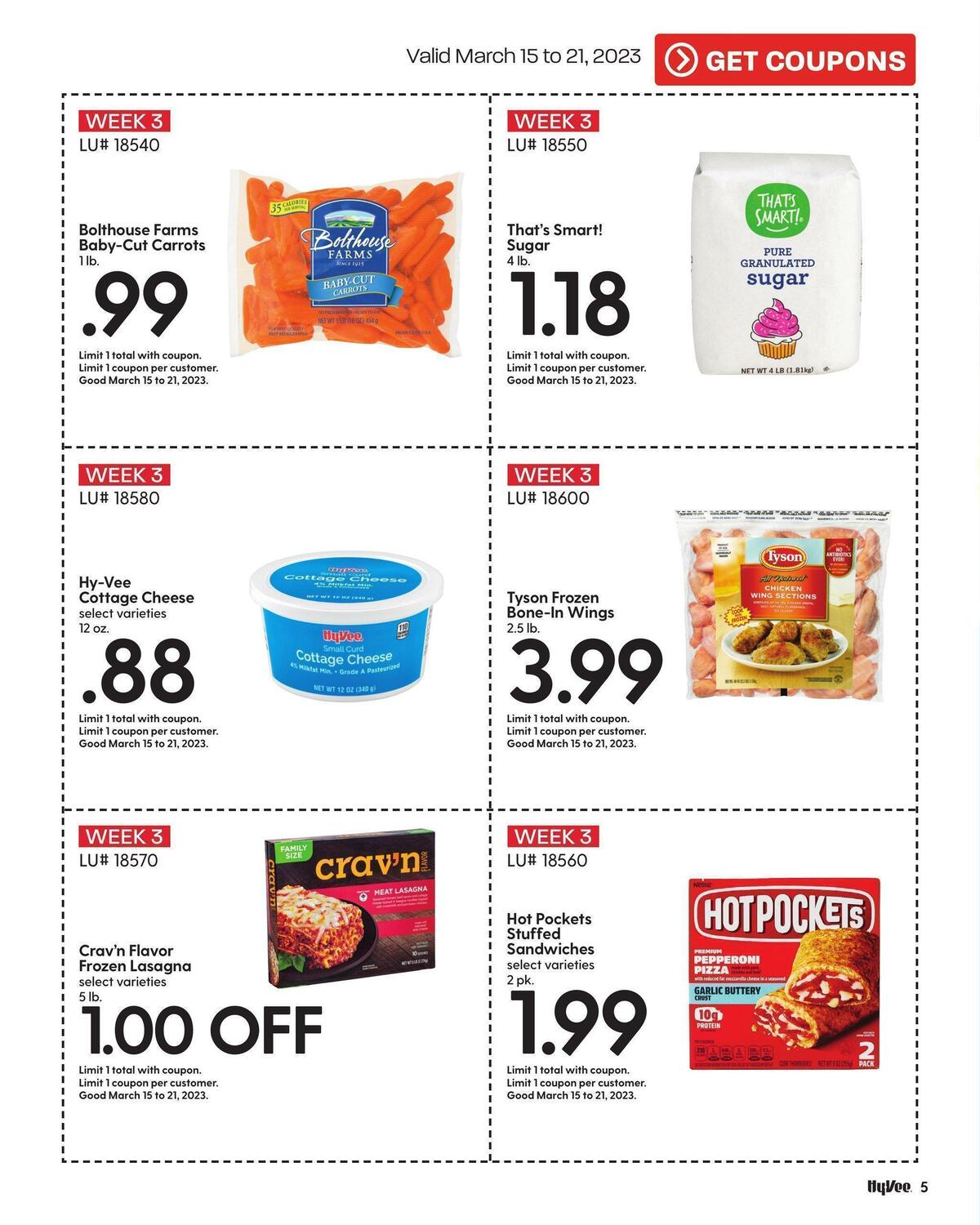 Hy-Vee Feed The Need Weekly Ad from March 1