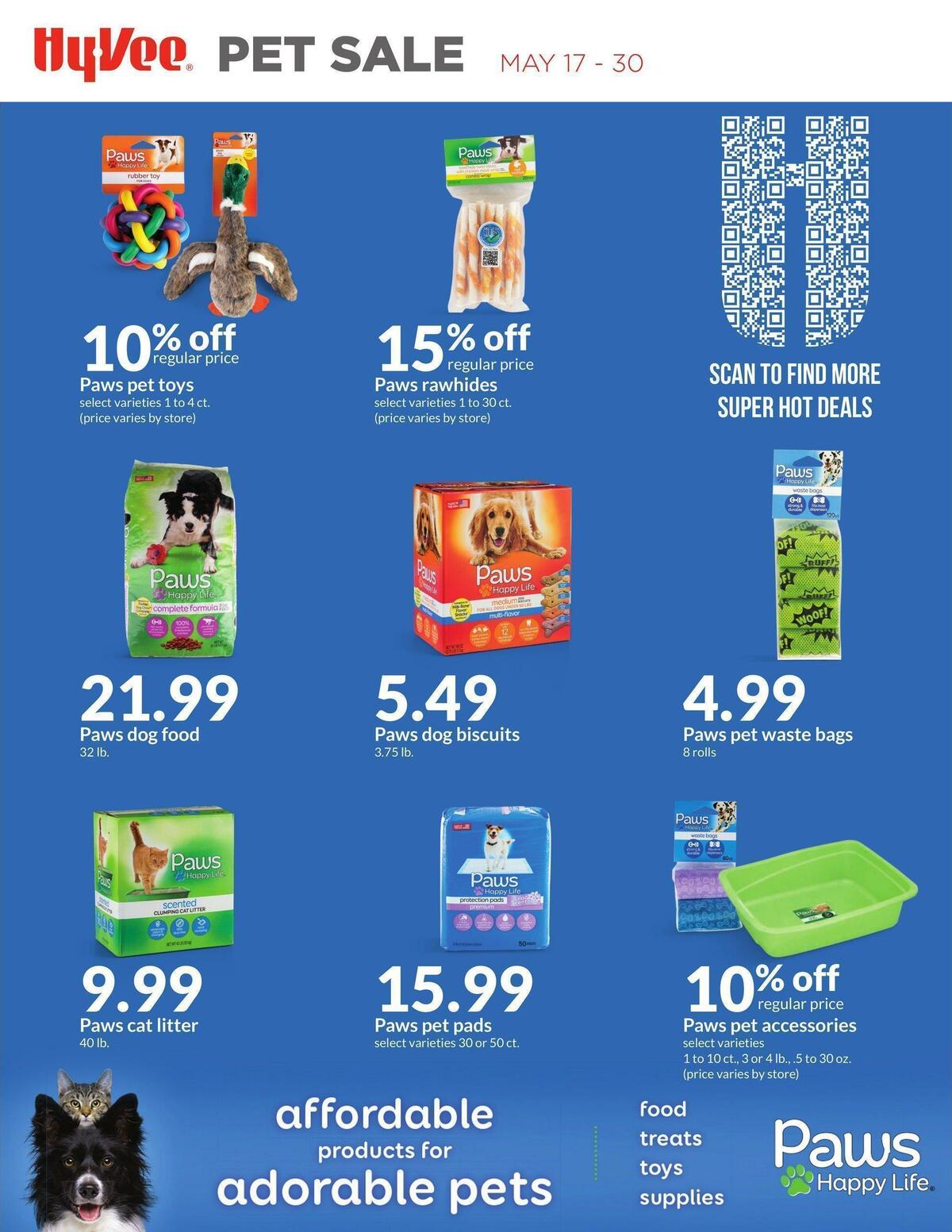 Hy-Vee Pet Sale Weekly Ad from May 17