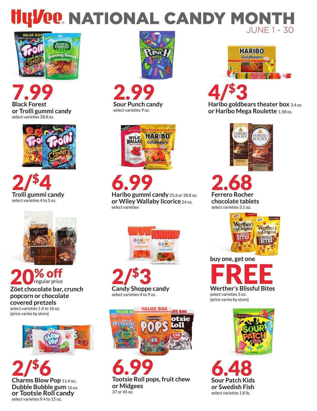 Hy-Vee Sweetness of Summer Weekly Ad from June 1