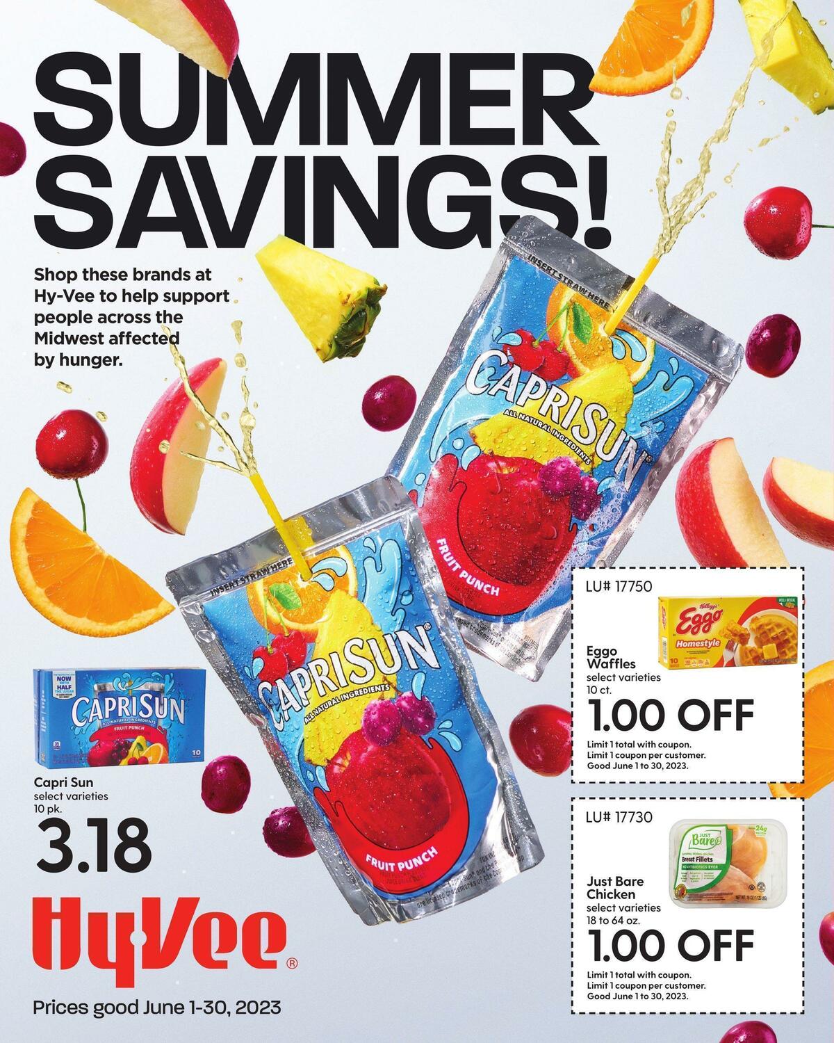 Hy-Vee Monthly June Deals Weekly Ad from June 1