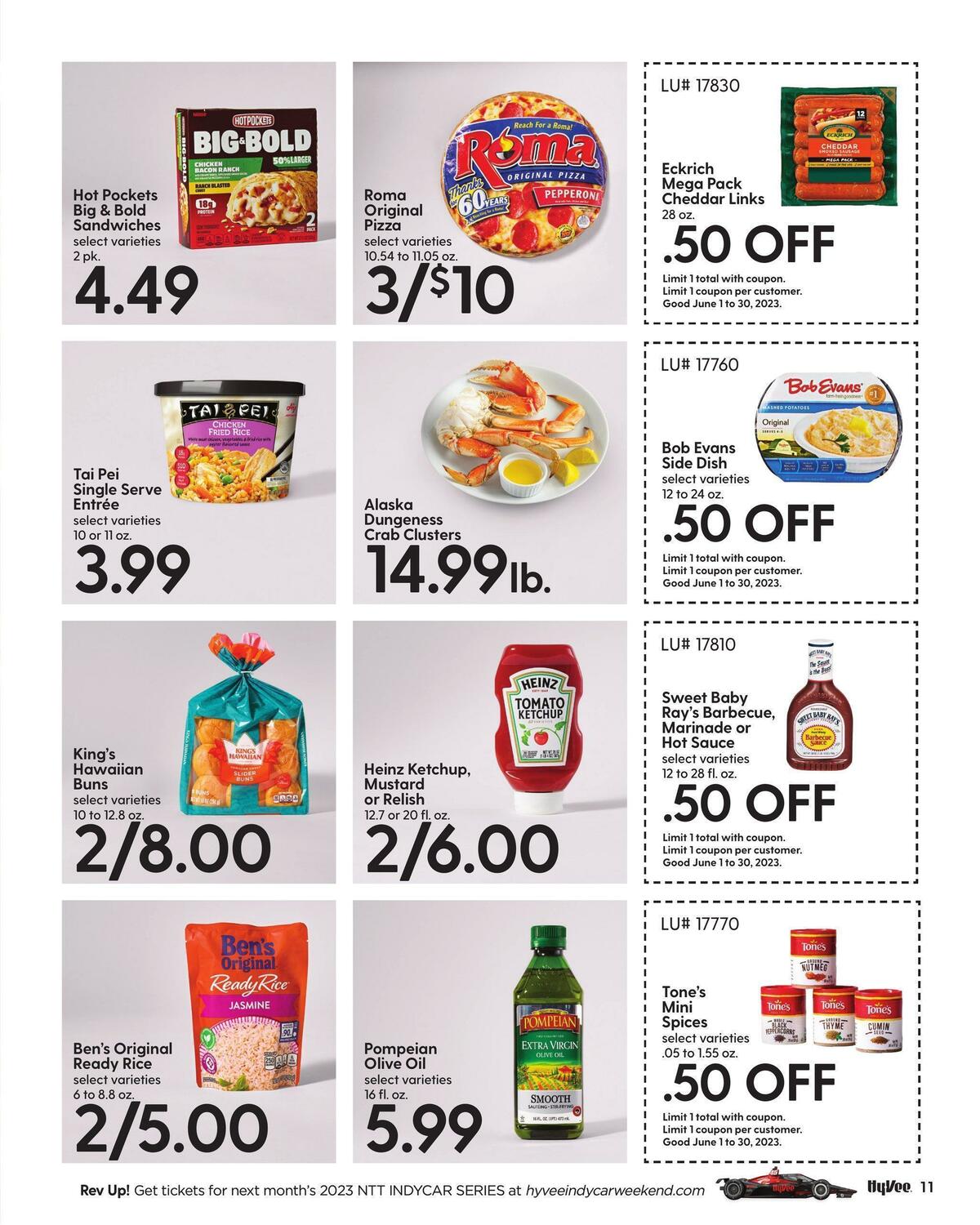 Hy-Vee Monthly June Deals Weekly Ad from June 1