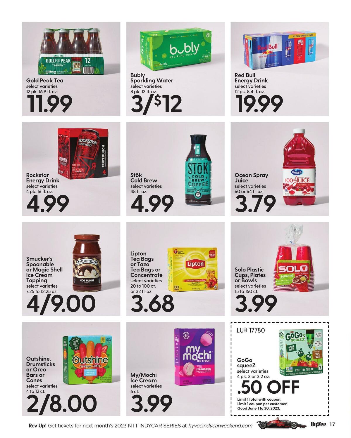 Hy-Vee Monthly June Deals Weekly Ad from June 1