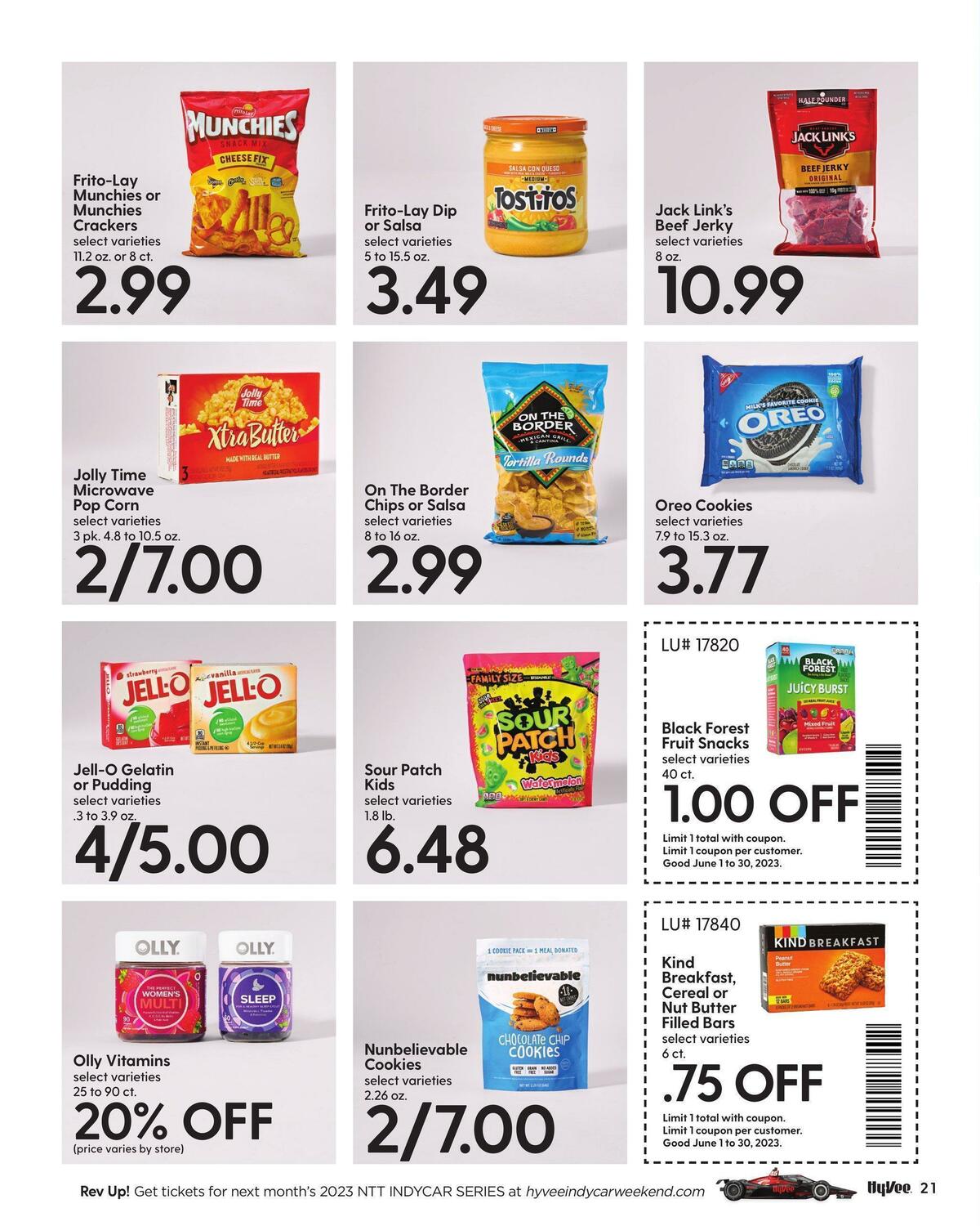 Hy-Vee Monthly June Deals Weekly Ad from June 1