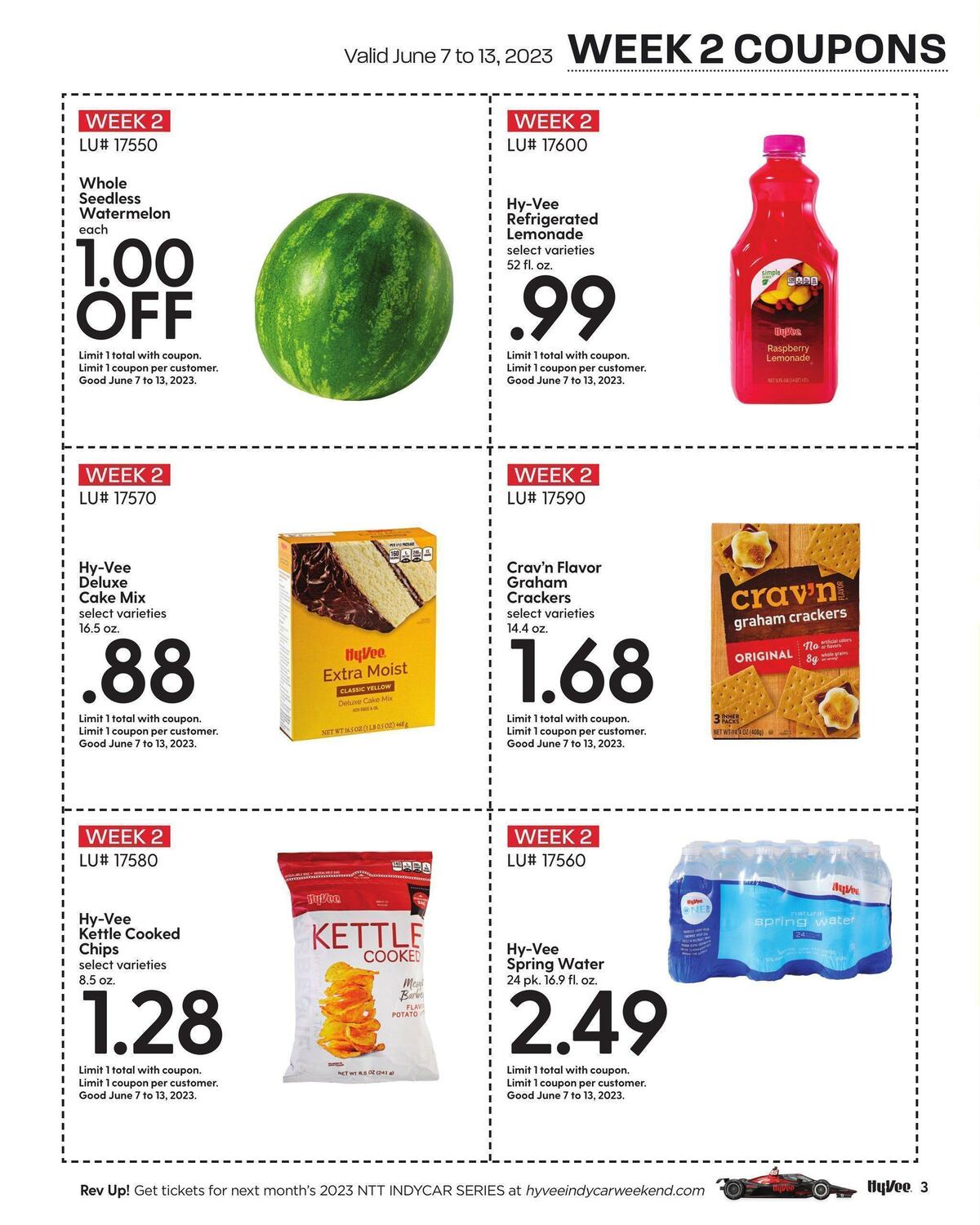 Hy-Vee Monthly June Deals Weekly Ad from June 1
