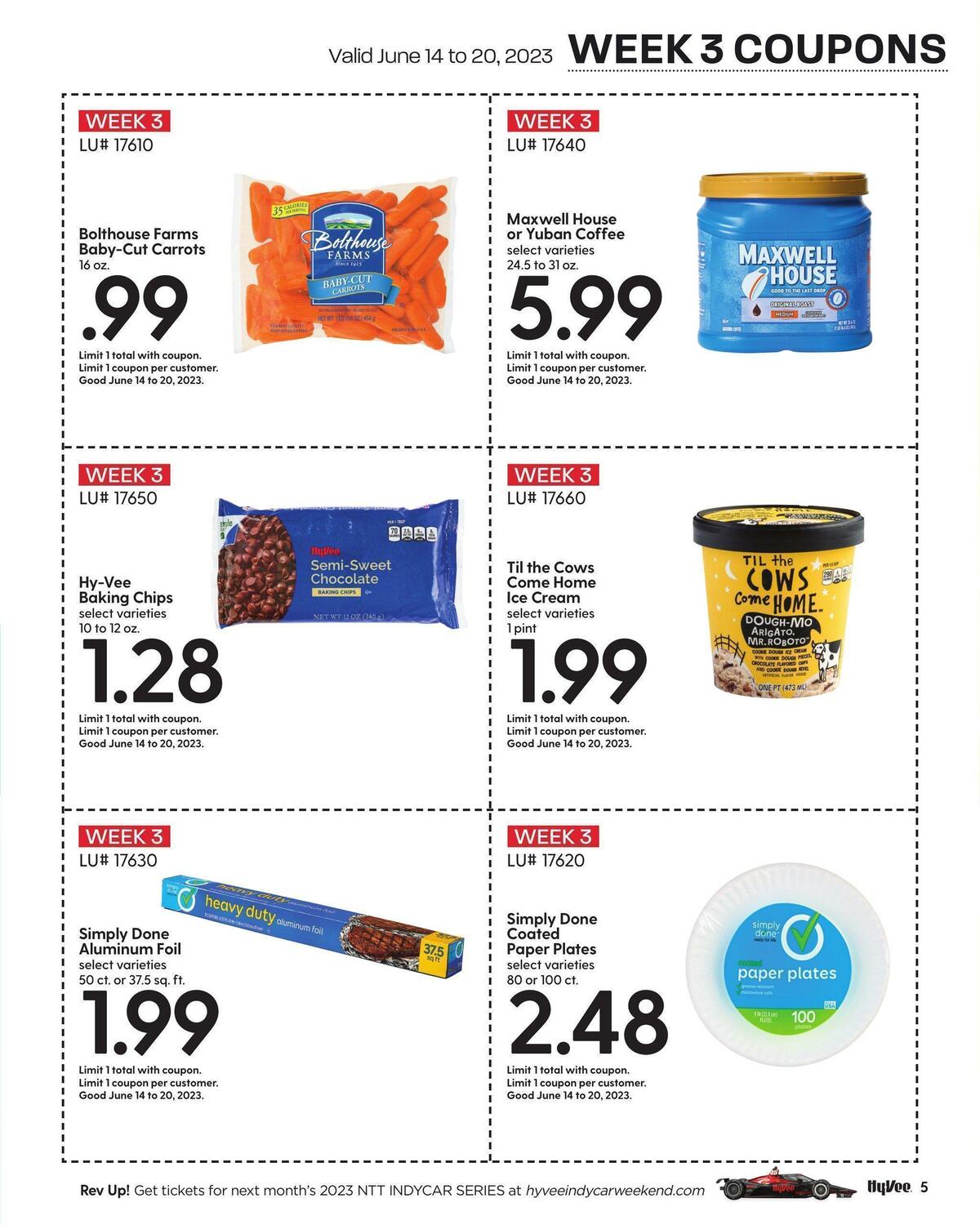 Hy-Vee Monthly June Deals Weekly Ad from June 1