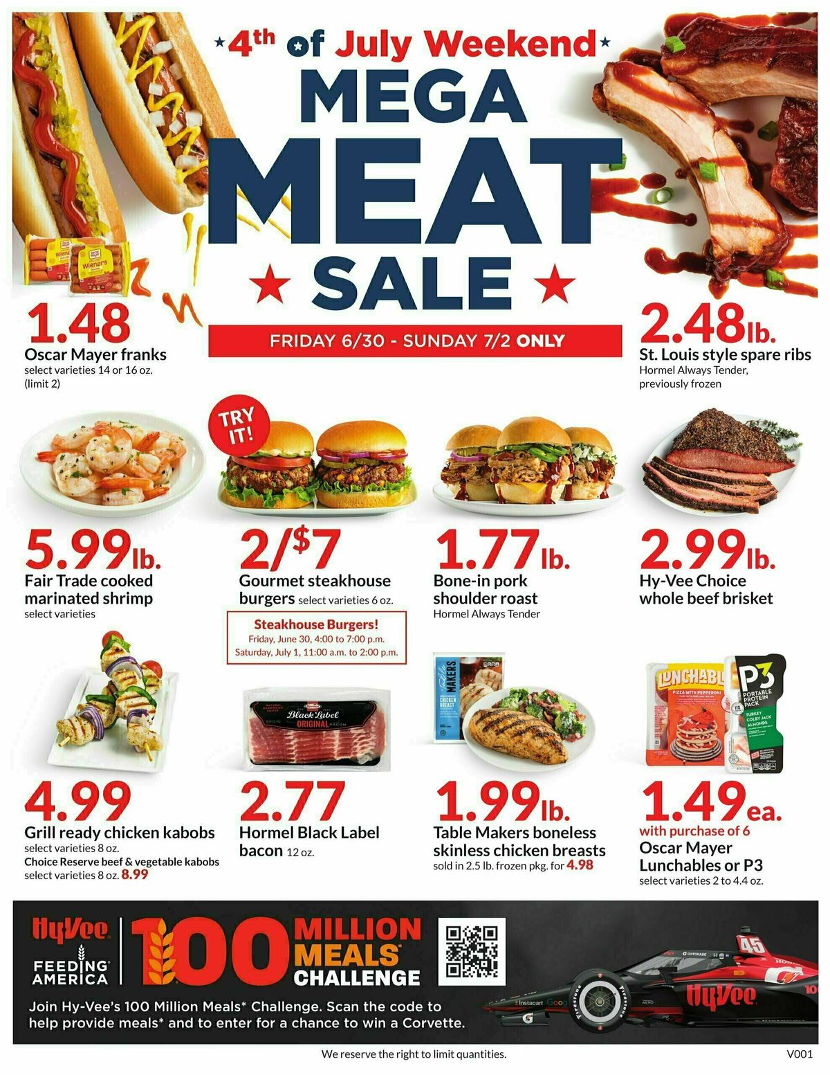 Hy-Vee Mega Meat Sale Weekly Ad from June 30
