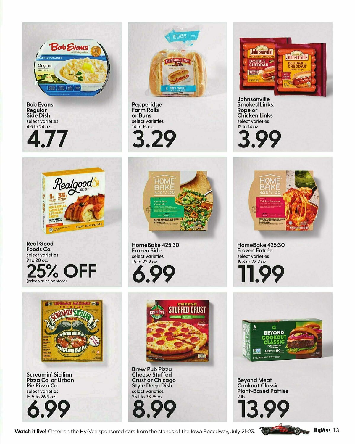 Hy-Vee July Coupon Book Weekly Ad from July 1