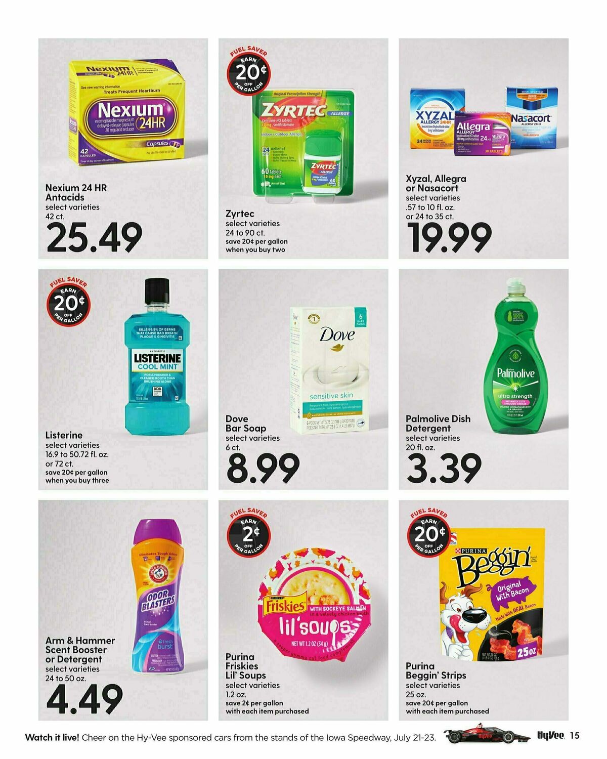 Hy-Vee July Coupon Book Weekly Ad from July 1