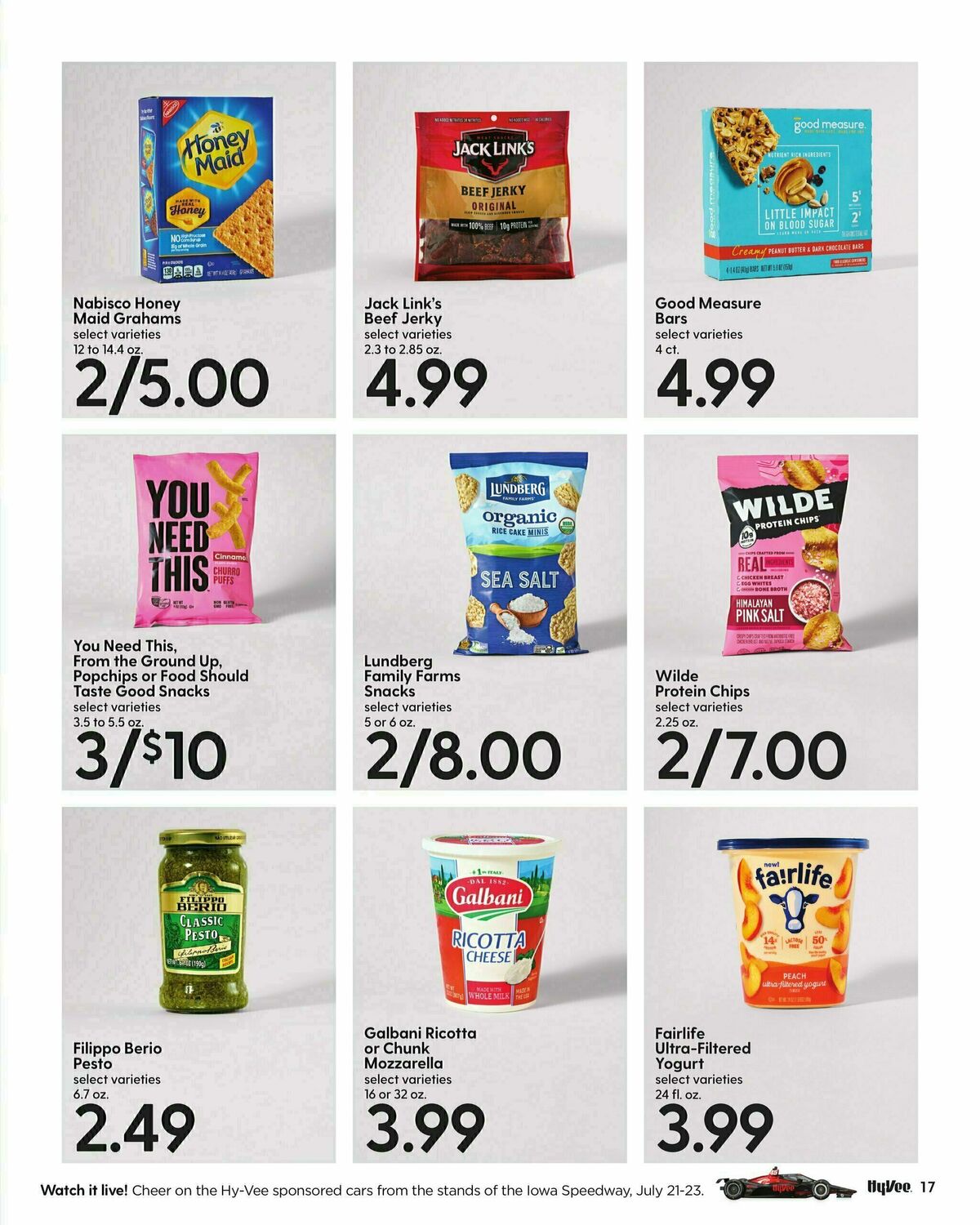 Hy-Vee July Coupon Book Weekly Ad from July 1