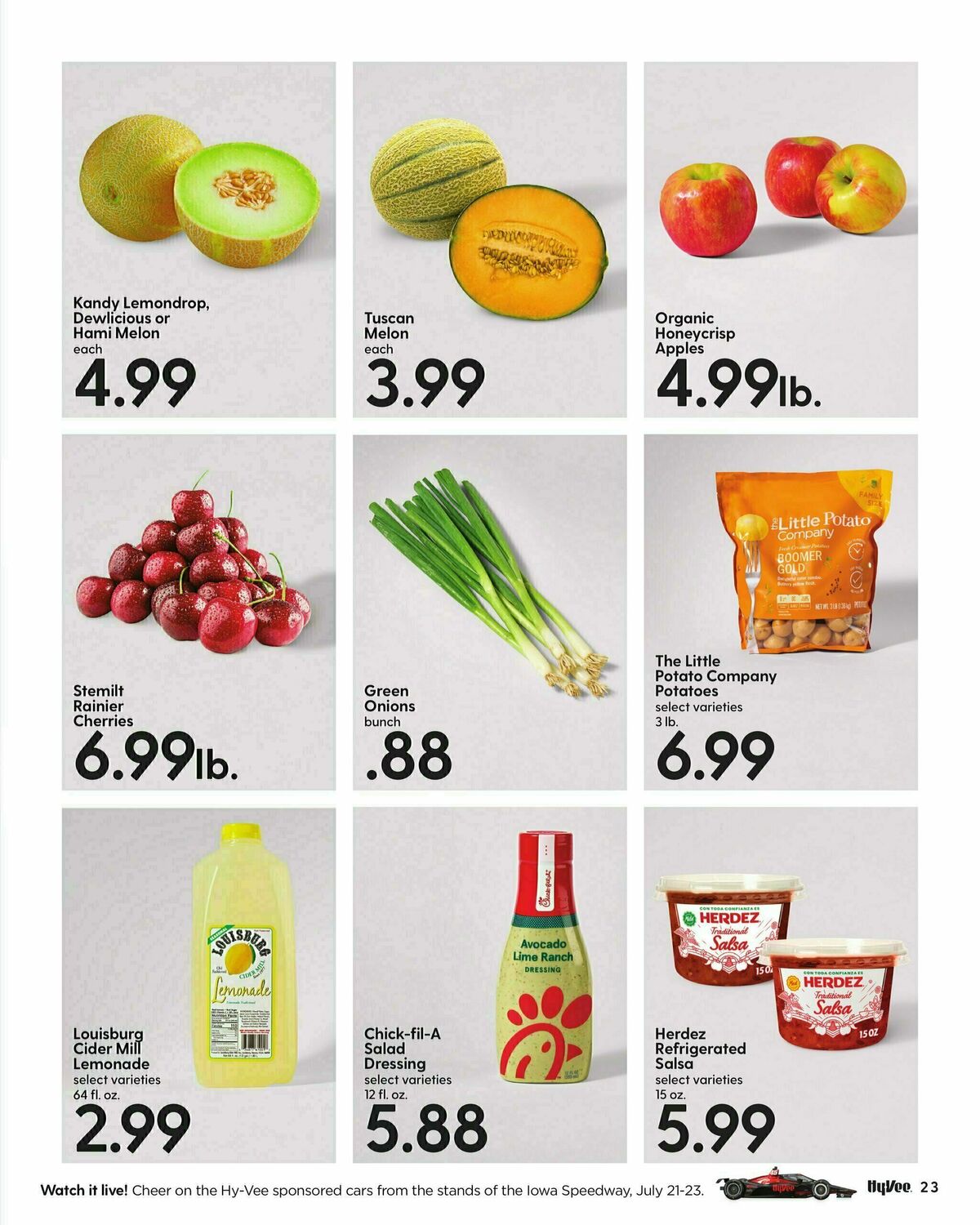 Hy-Vee July Coupon Book Weekly Ad from July 1