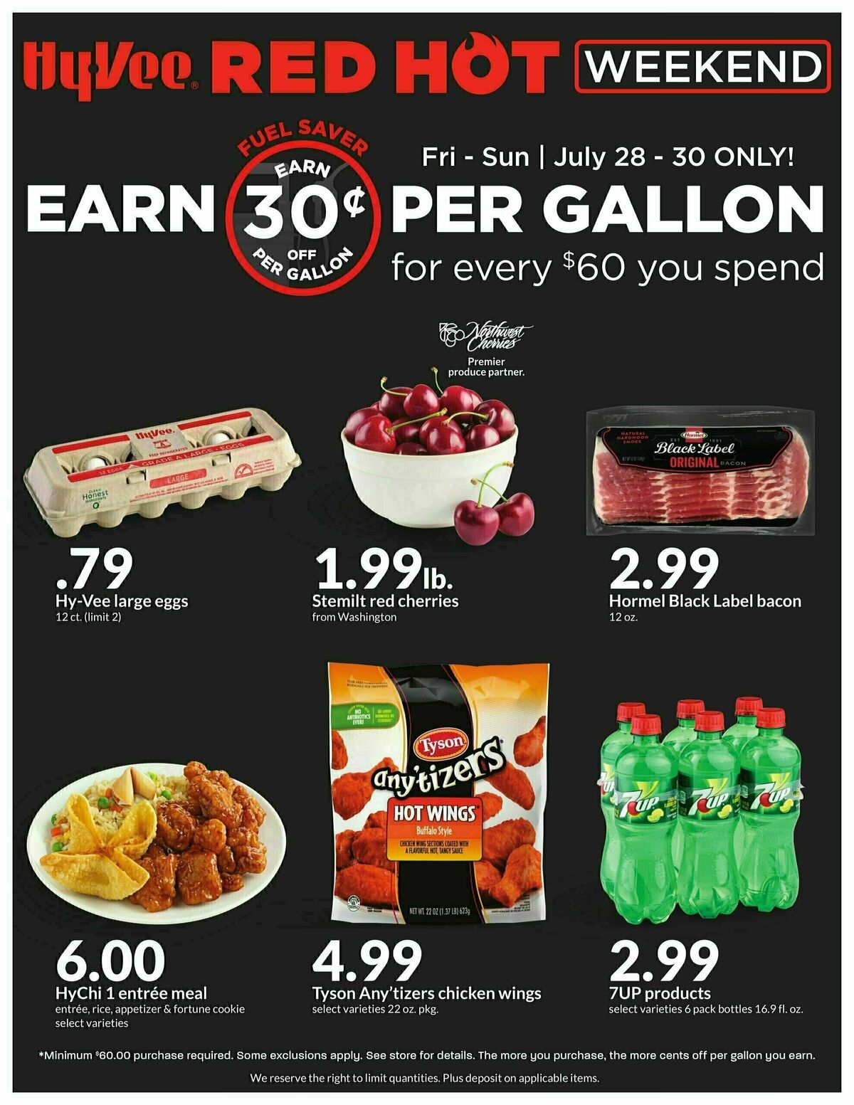 Hy-Vee Red Hot Weekend Weekly Ad from July 28