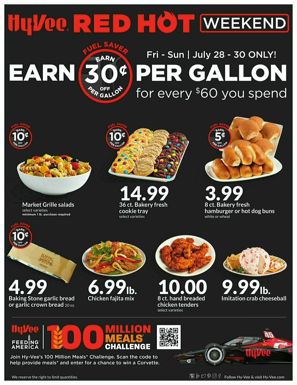 Hy-Vee Red Hot Weekend Weekly Ad from July 28