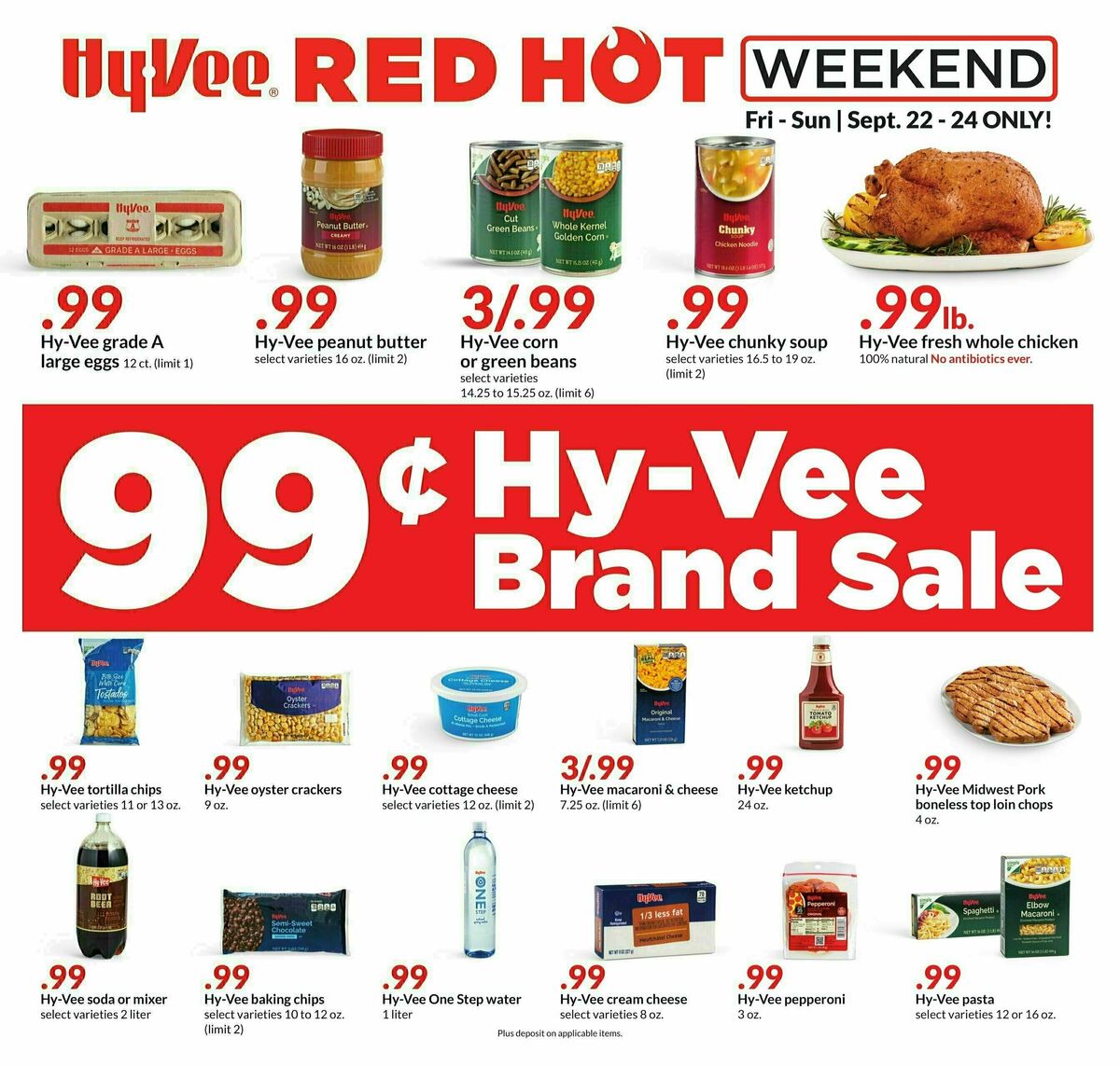 Hy-Vee Weekend Sale Weekly Ad from September 22