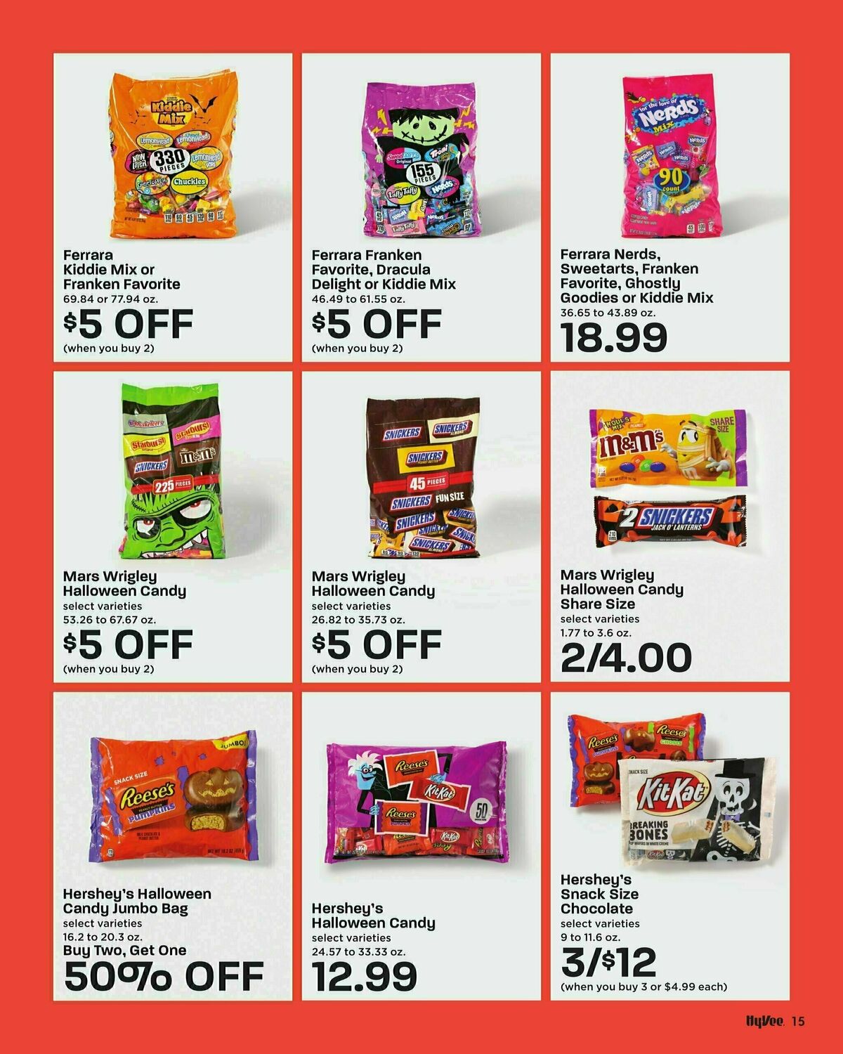 Hy-Vee October Coupon Book Weekly Ad from October 1