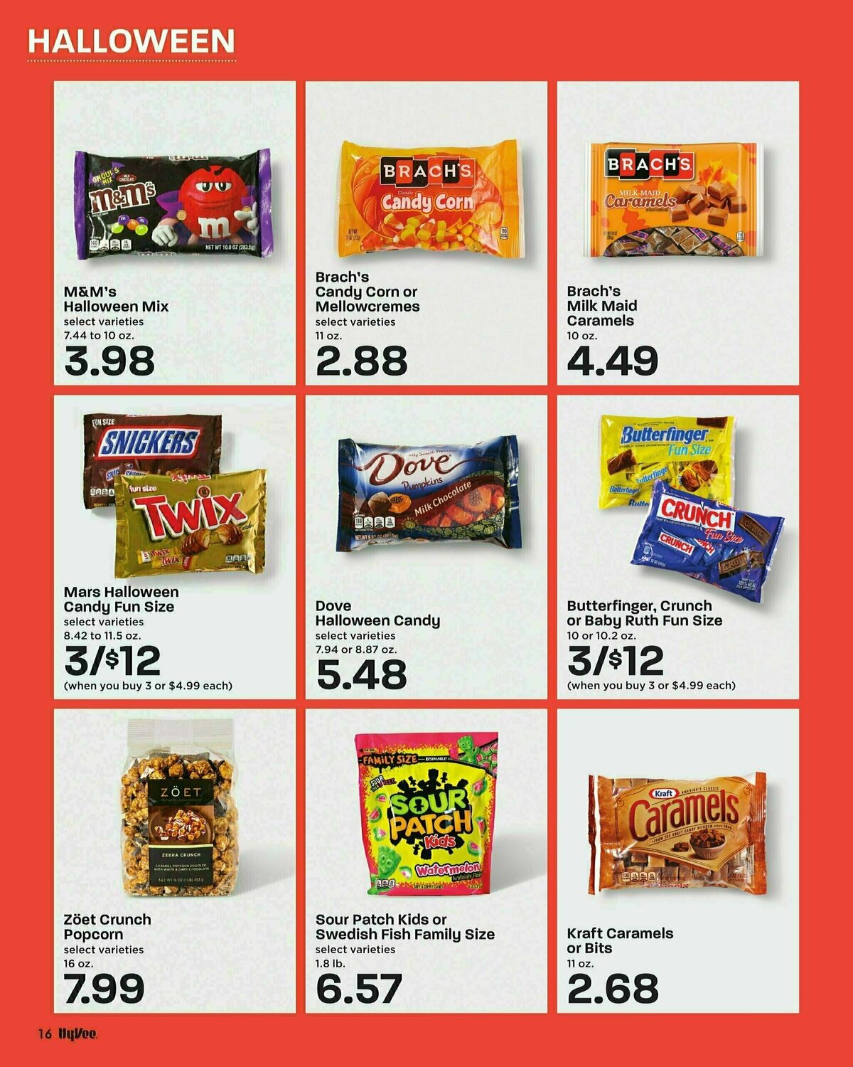 Hy-Vee October Coupon Book Weekly Ad from October 1