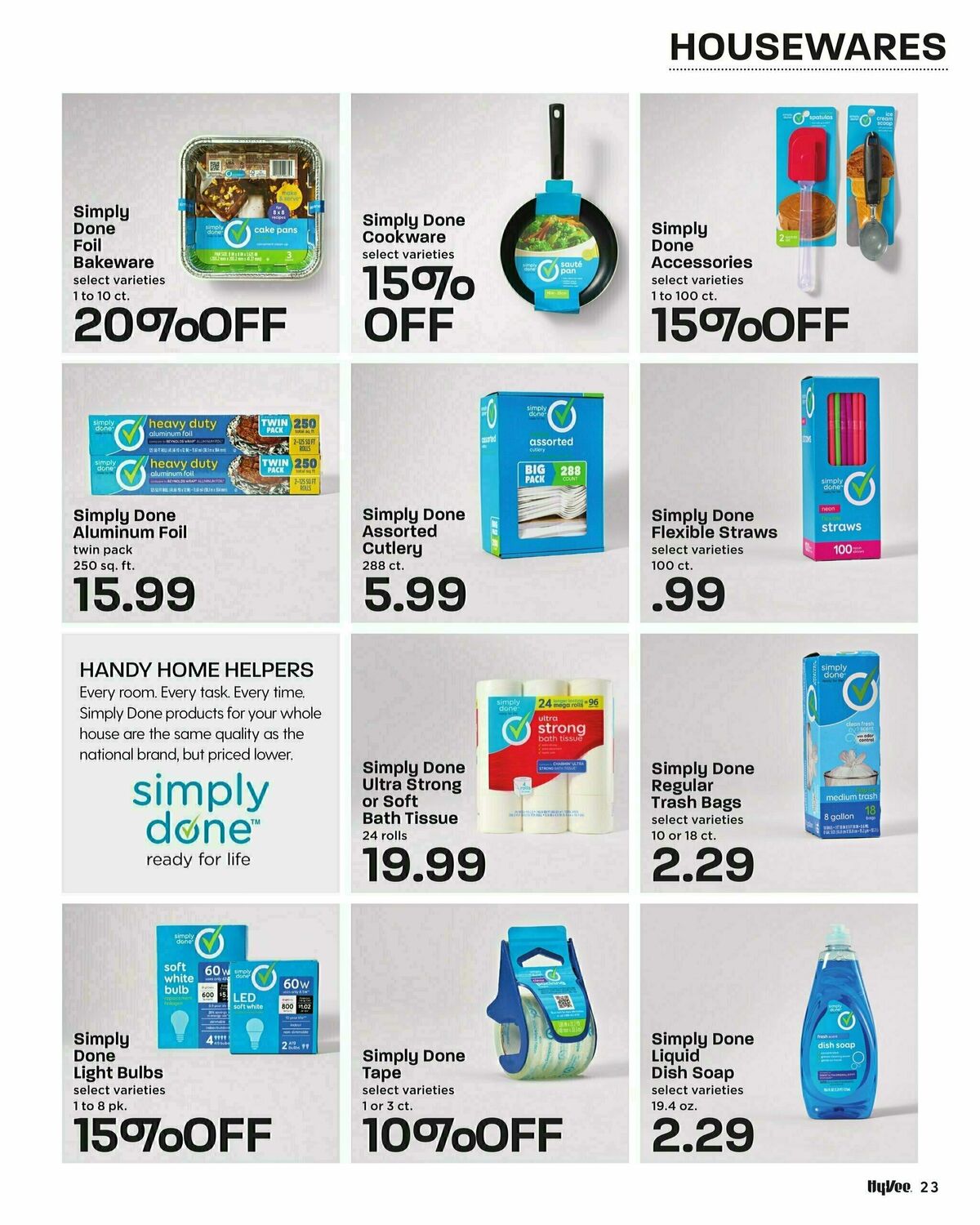 Hy-Vee October Coupon Book Weekly Ad from October 1