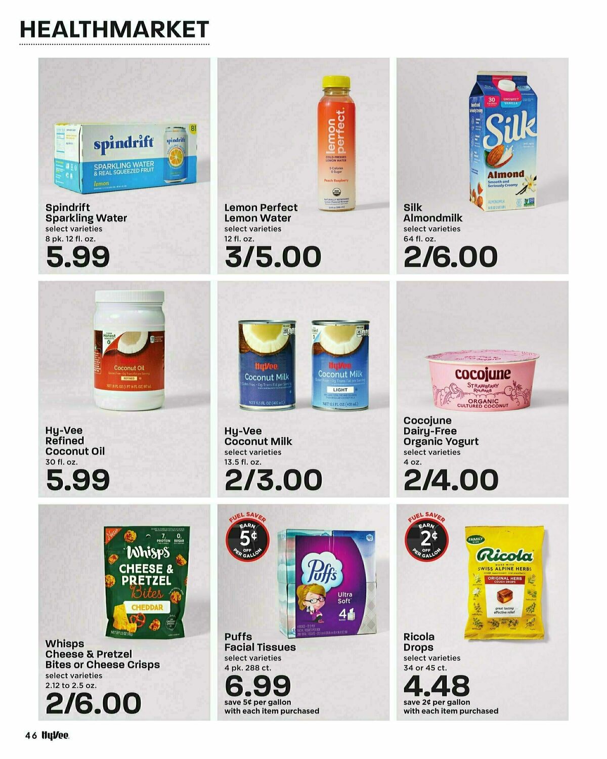 Hy-Vee October Coupon Book Weekly Ad from October 1