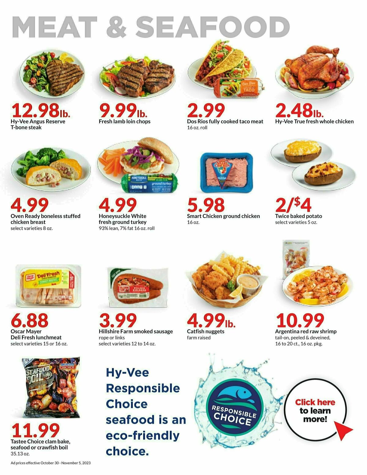 Hy-Vee Weekly Ad from October 30