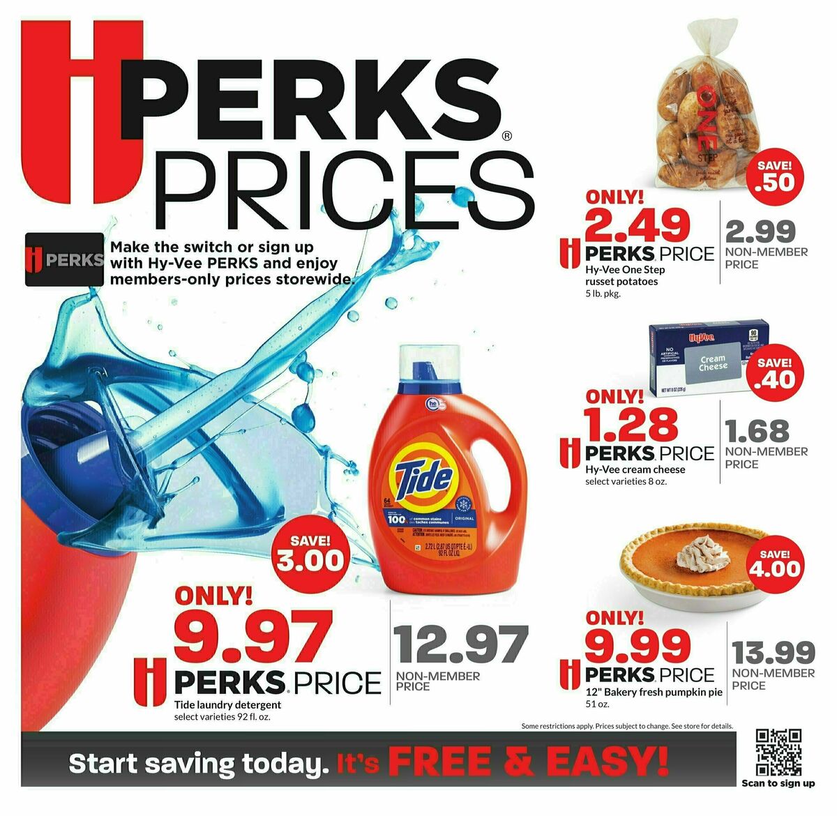 Hy-Vee Perks Prices Weekly Ad from November 1