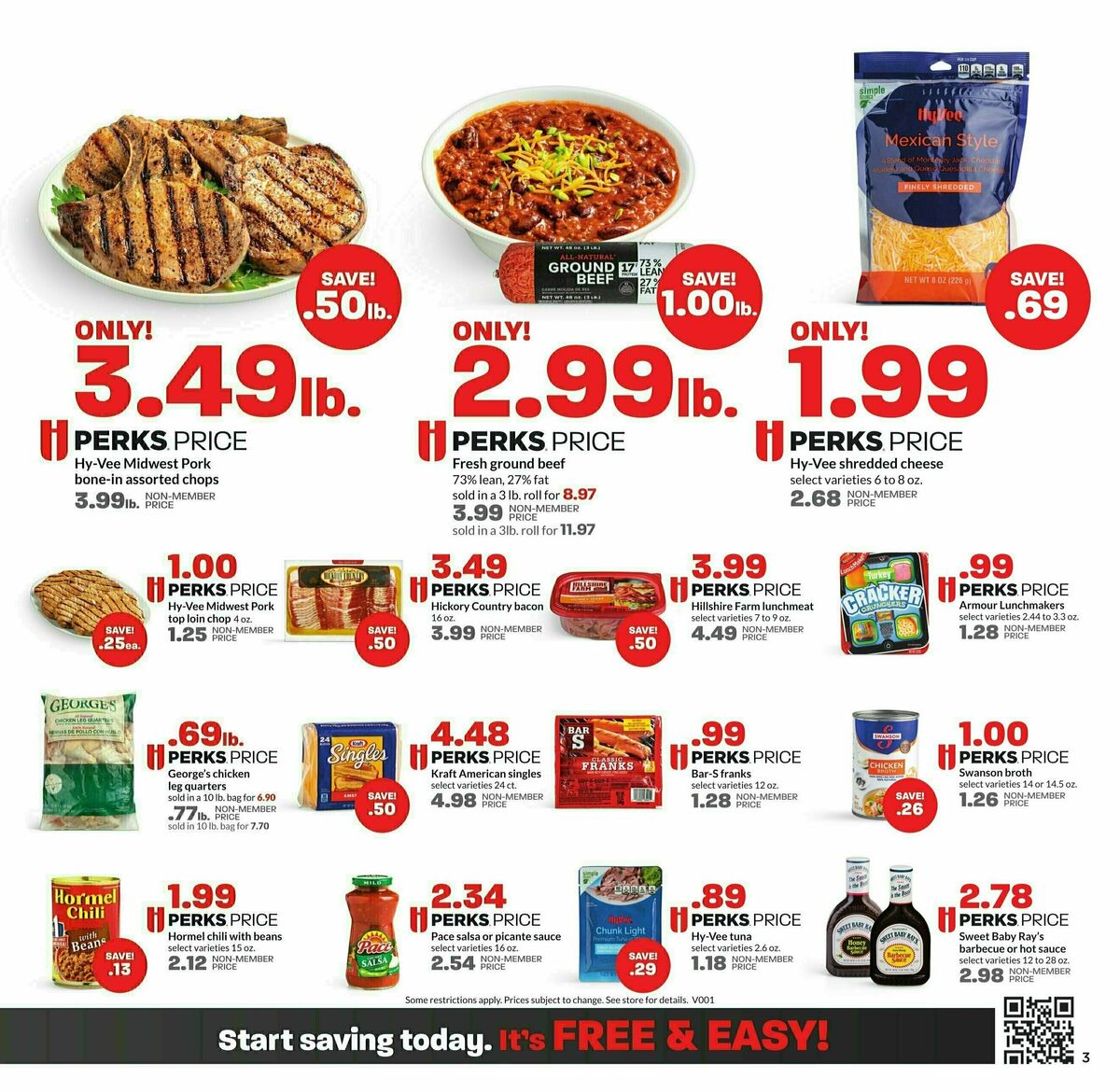 Hy-Vee Perks Prices Weekly Ad from November 1