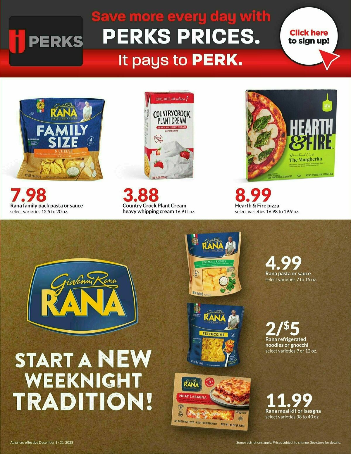 Hy-Vee December Monthly Digital Ad Weekly Ad from December 1