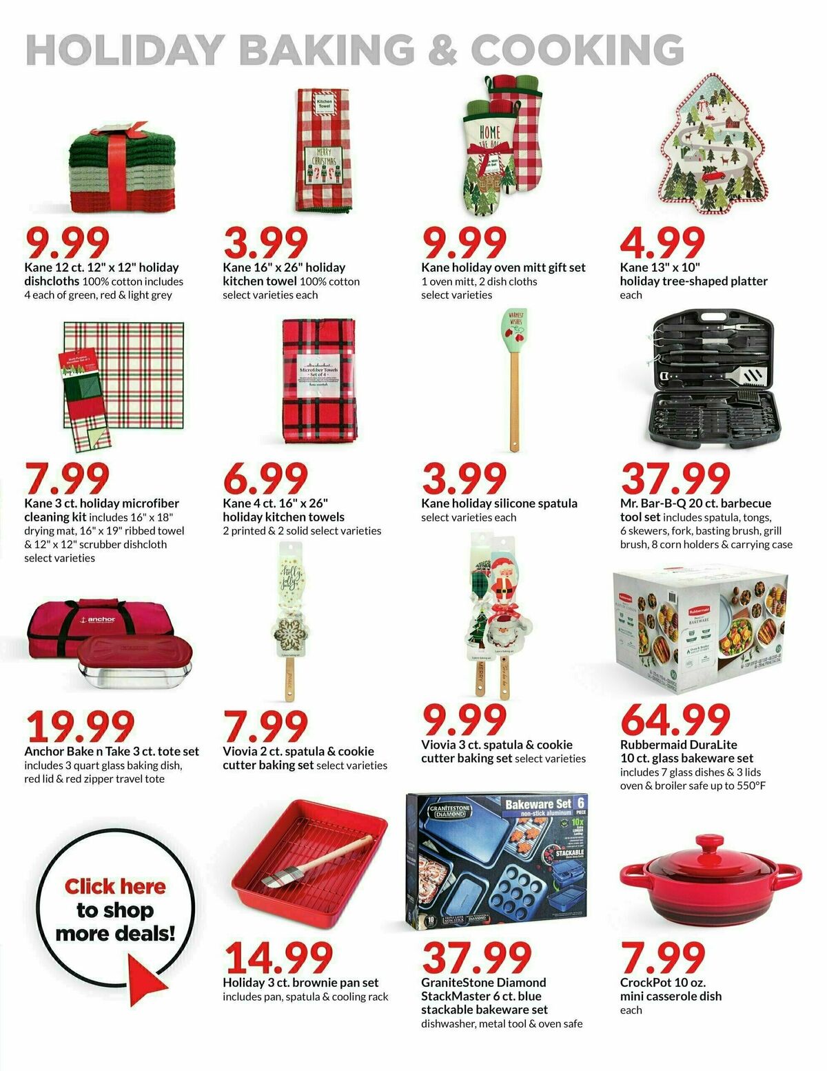 Hy-Vee December Monthly Digital Ad Weekly Ad from December 1