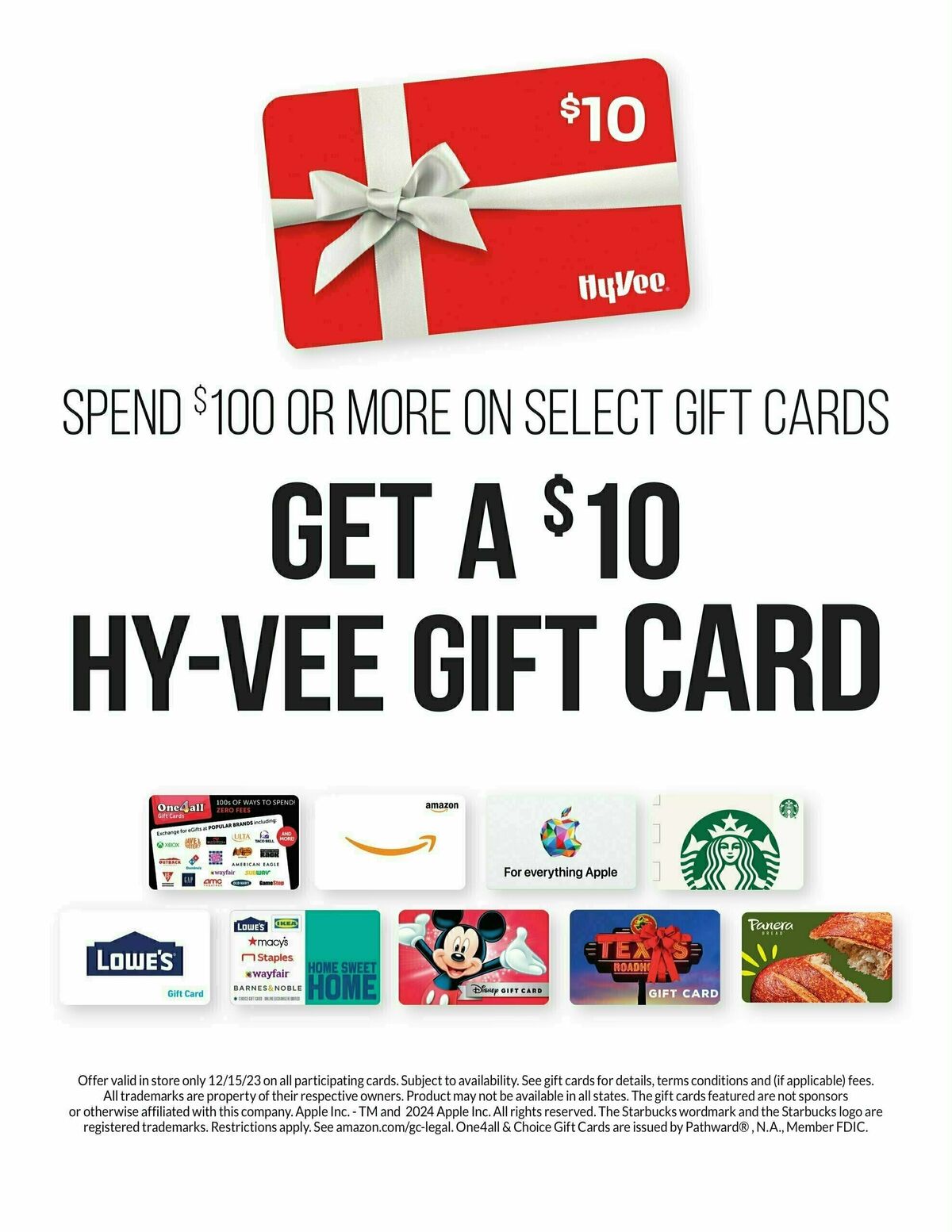 Hy-Vee 1 Day Sale Weekly Ad from December 15