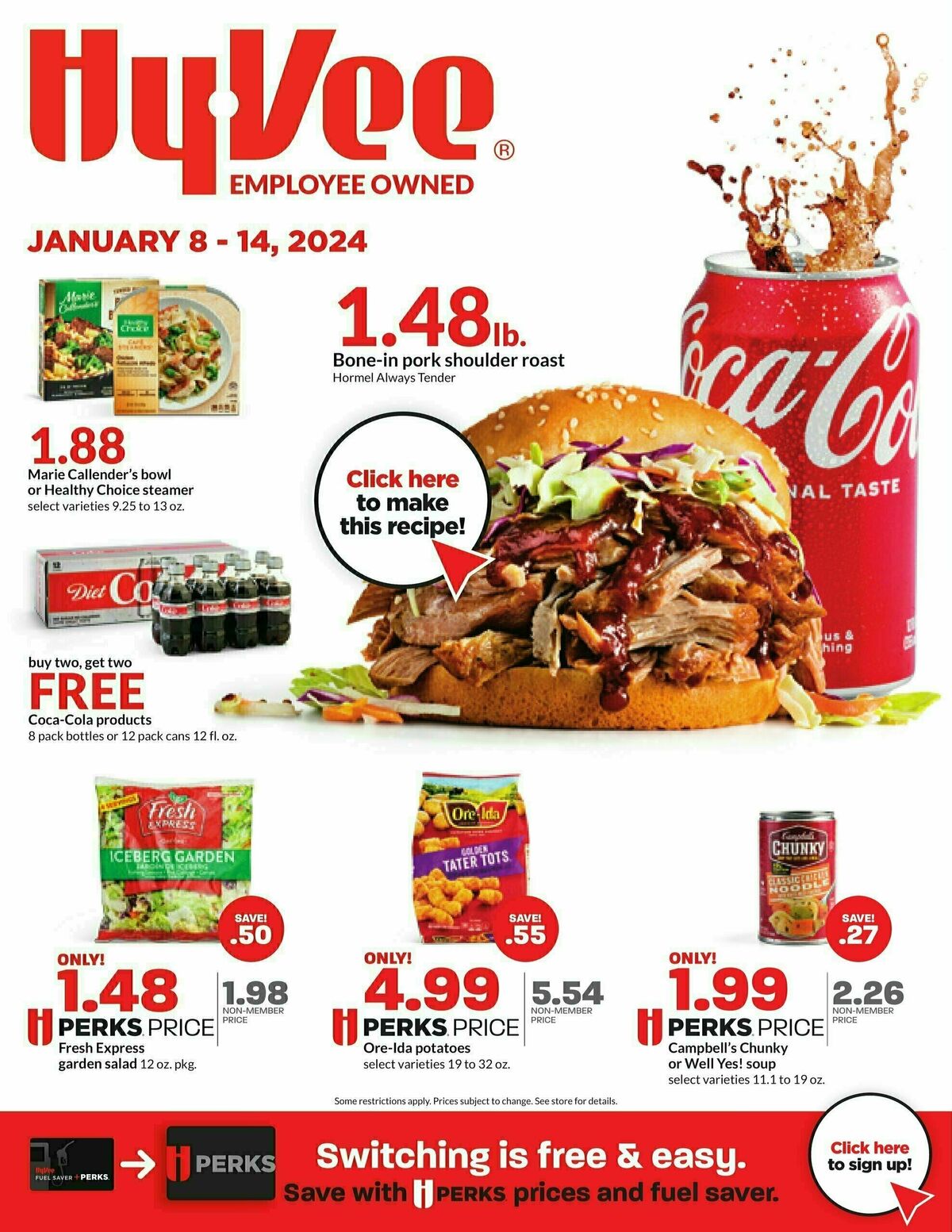 Hy-Vee Weekly Ad from January 8
