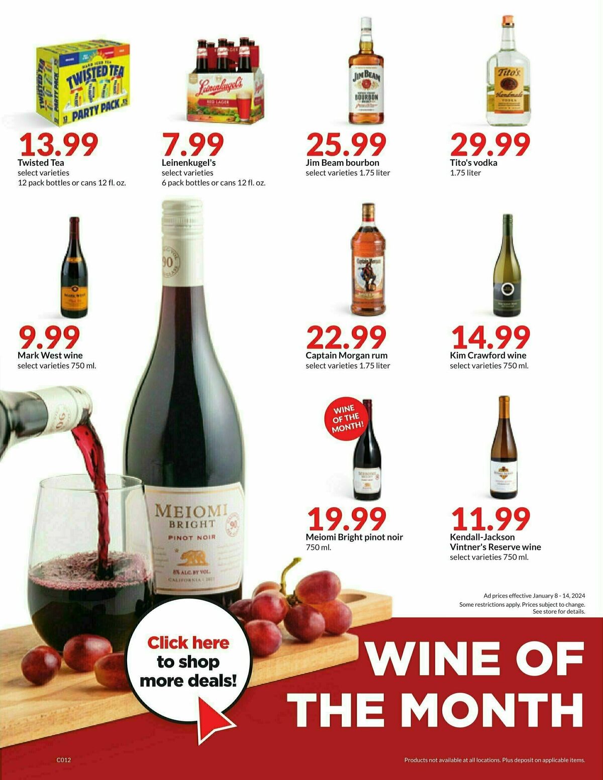 Hy-Vee Weekly Ad from January 8