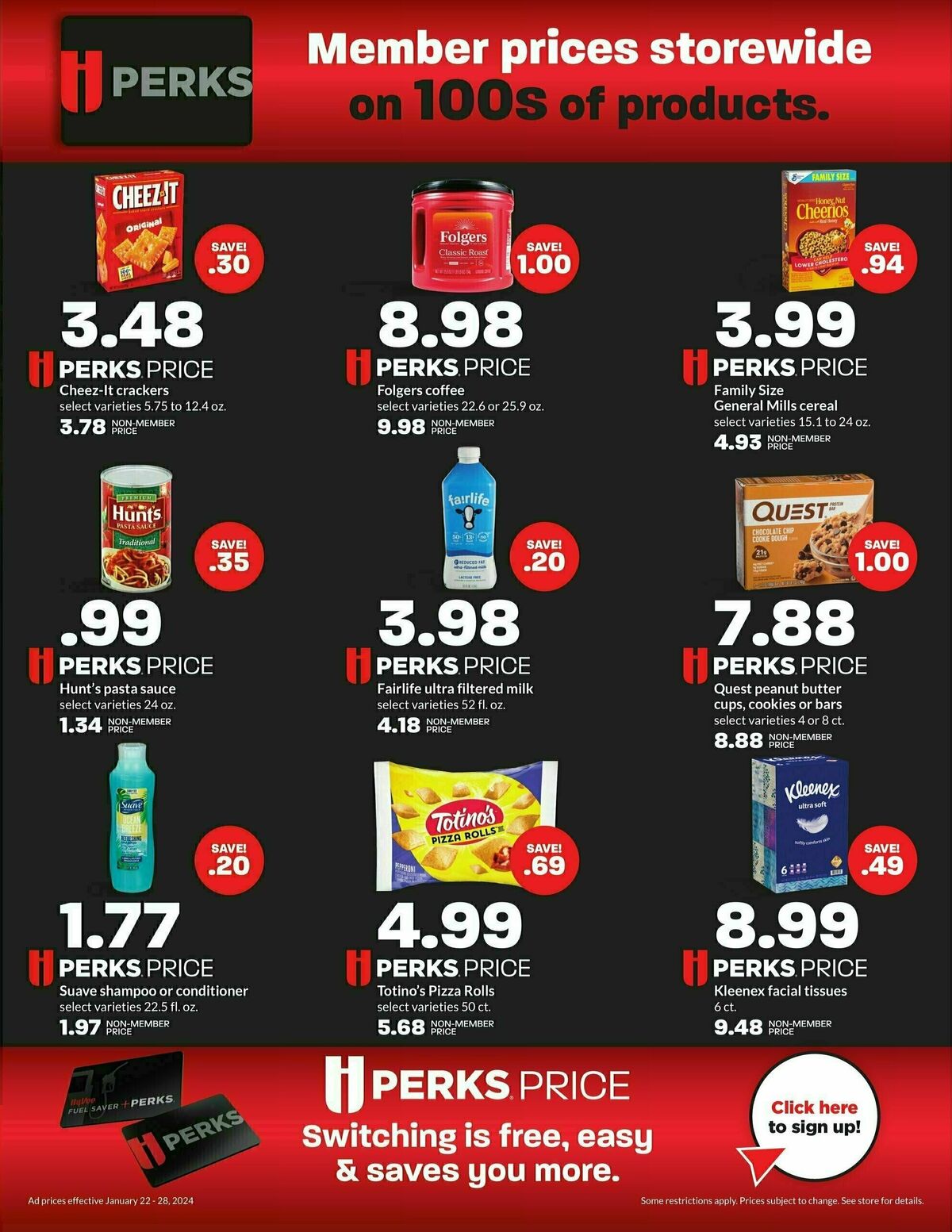 Hy-Vee Weekly Ad from January 22