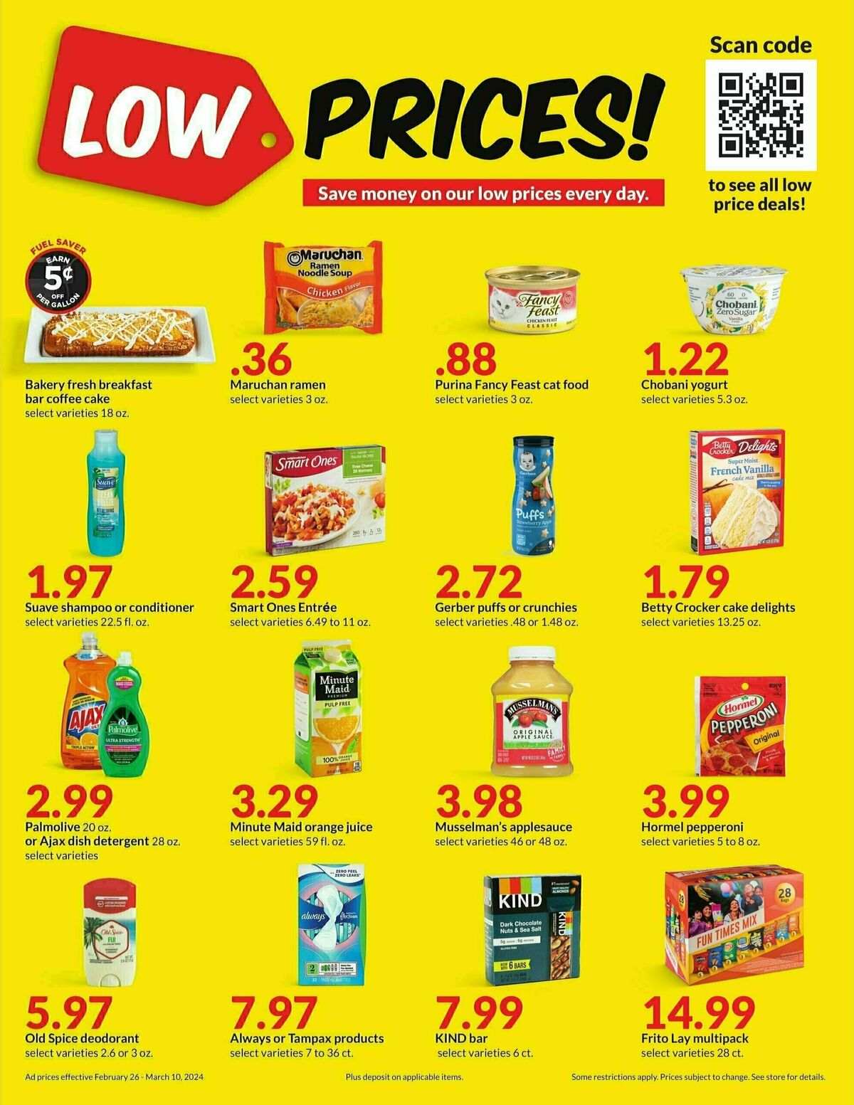 Hy-Vee 2 Week Fuel Saver Deals Weekly Ad from February 26